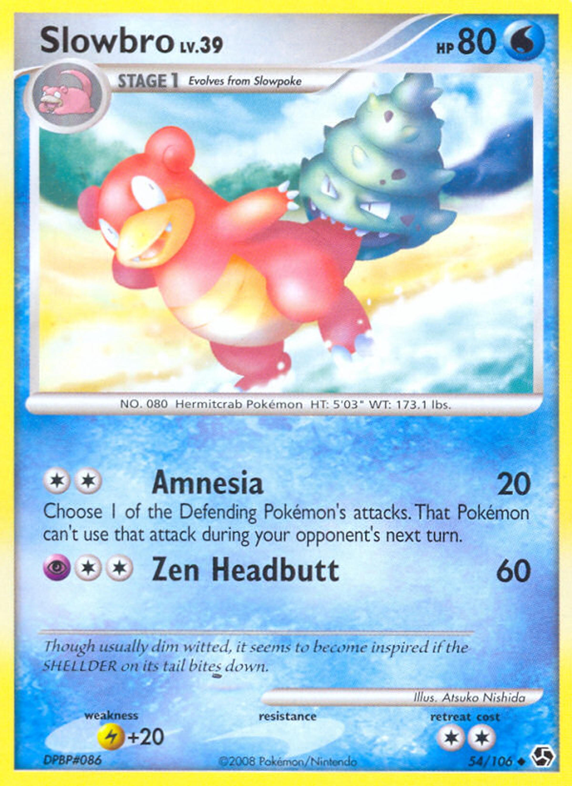 Slowbro — Great Encounters — Pokemon
