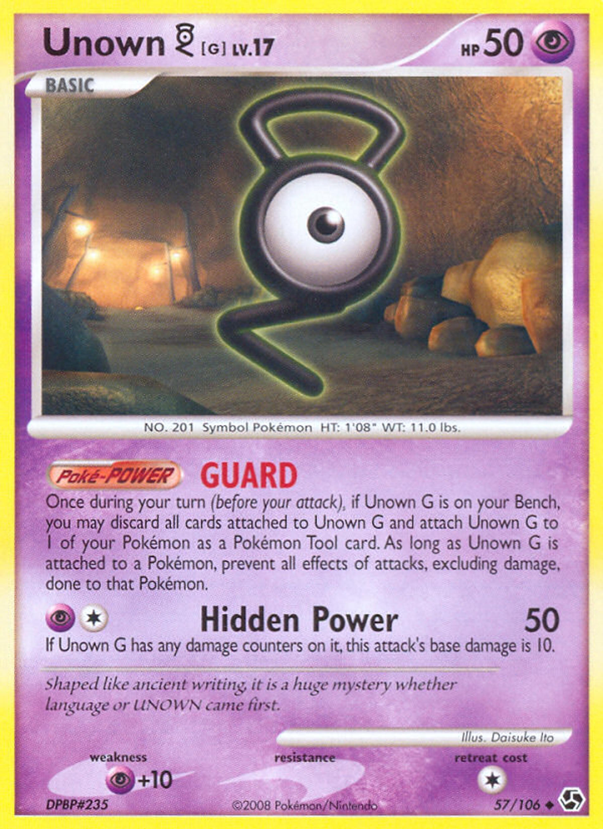 Unown — Great Encounters — Pokemon