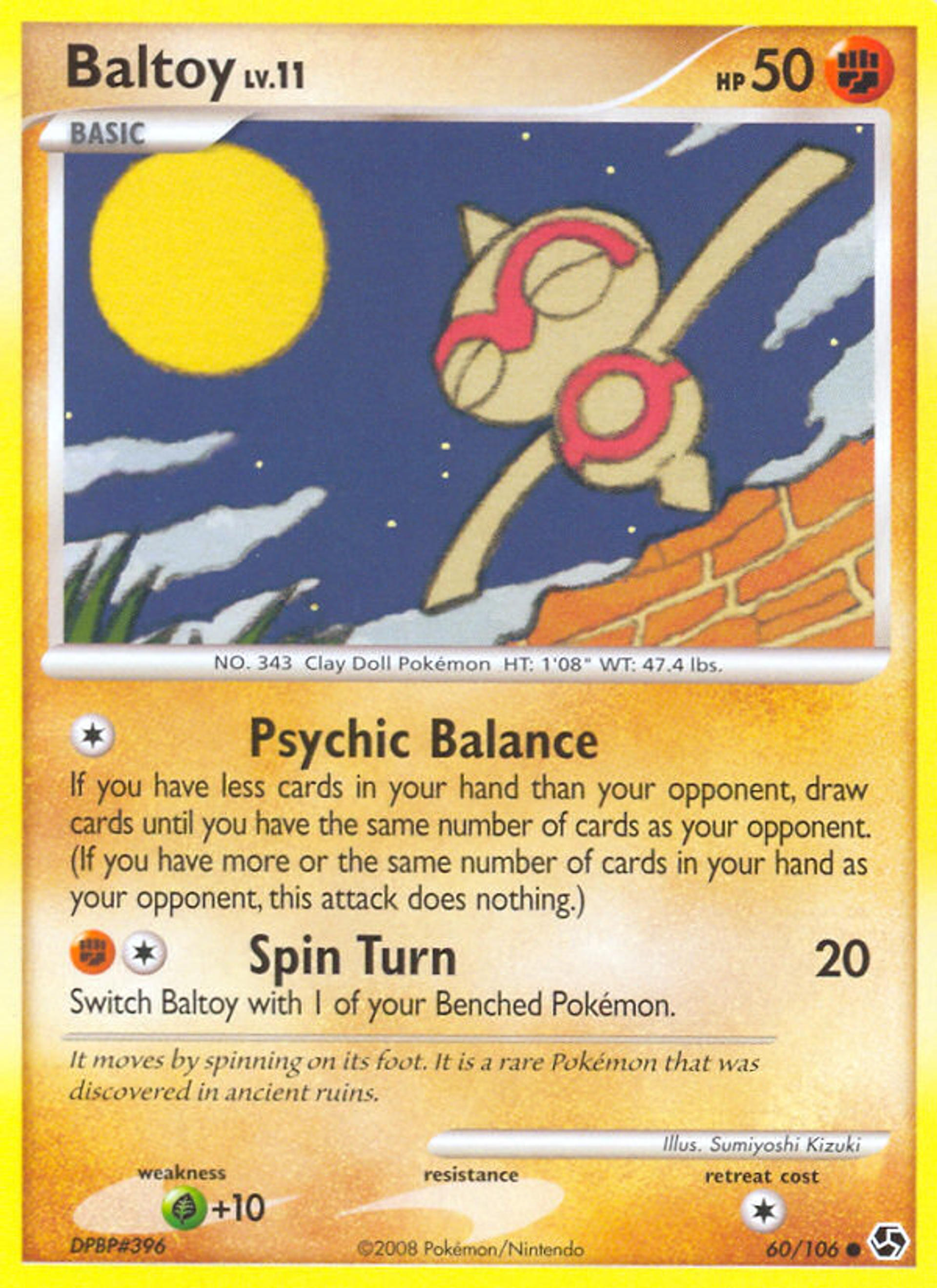 Baltoy — Great Encounters — Pokémon