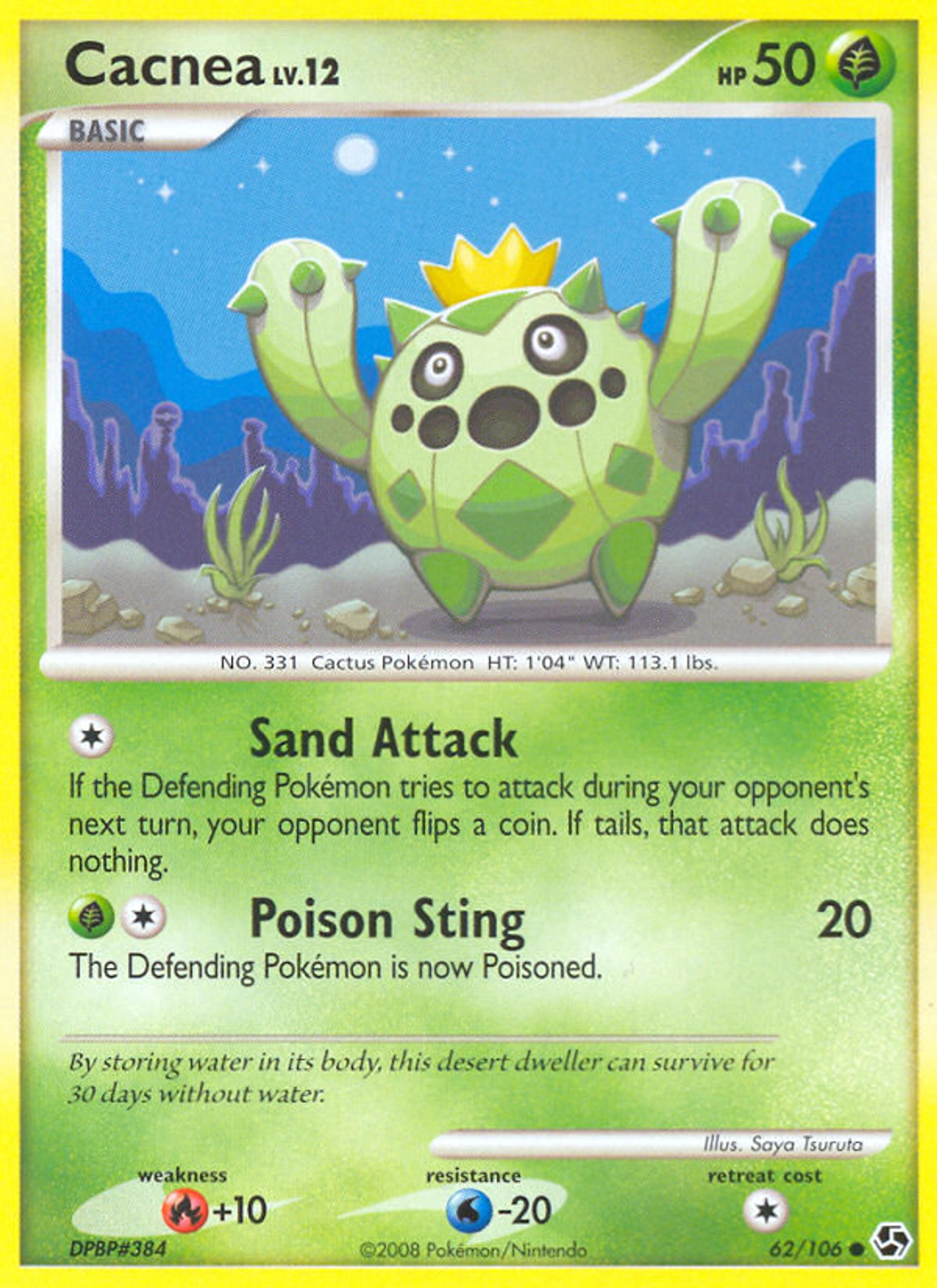 Cacnea — Great Encounters — Pokemon
