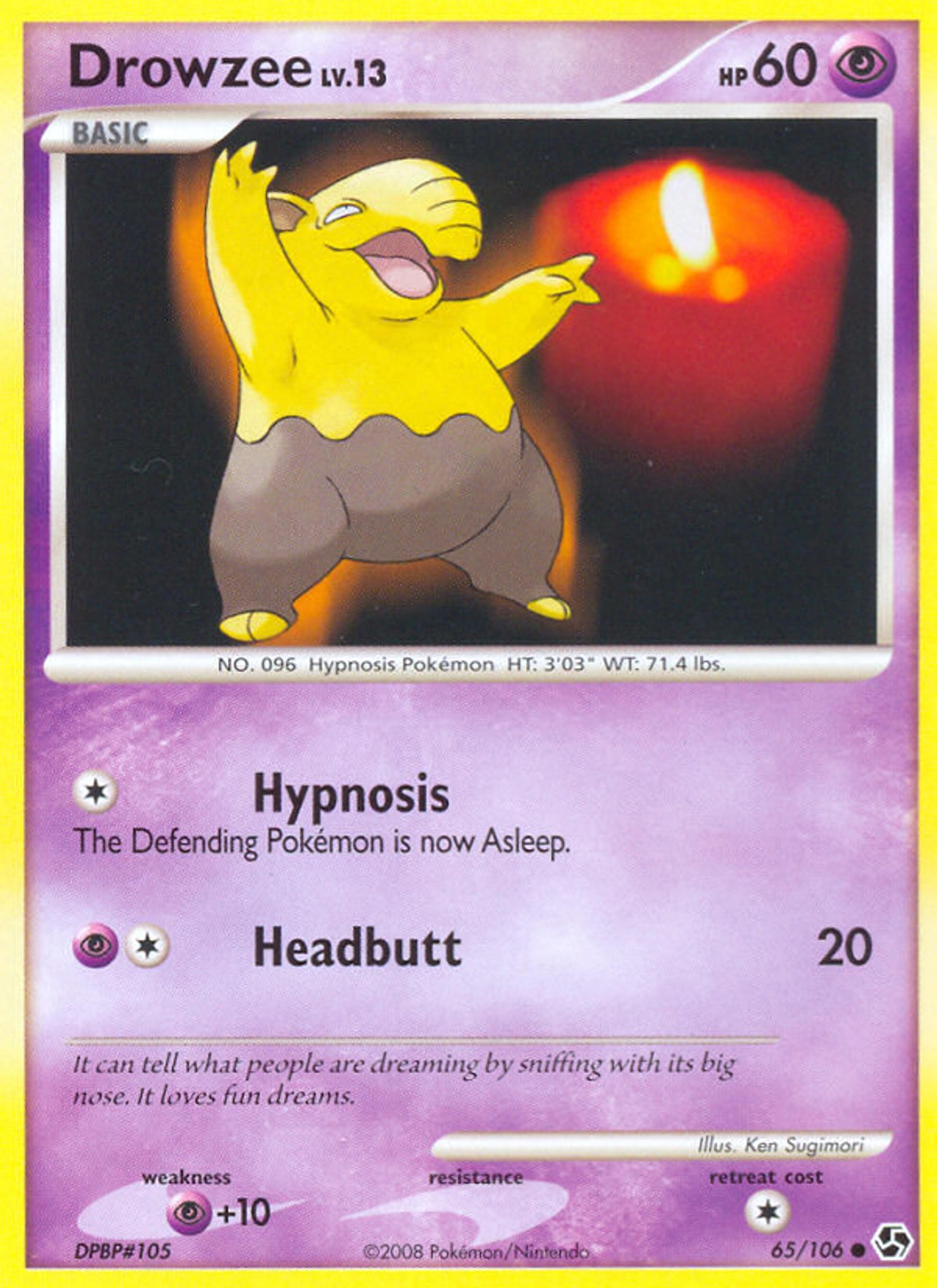 Drowzee — Great Encounters — Pokemon