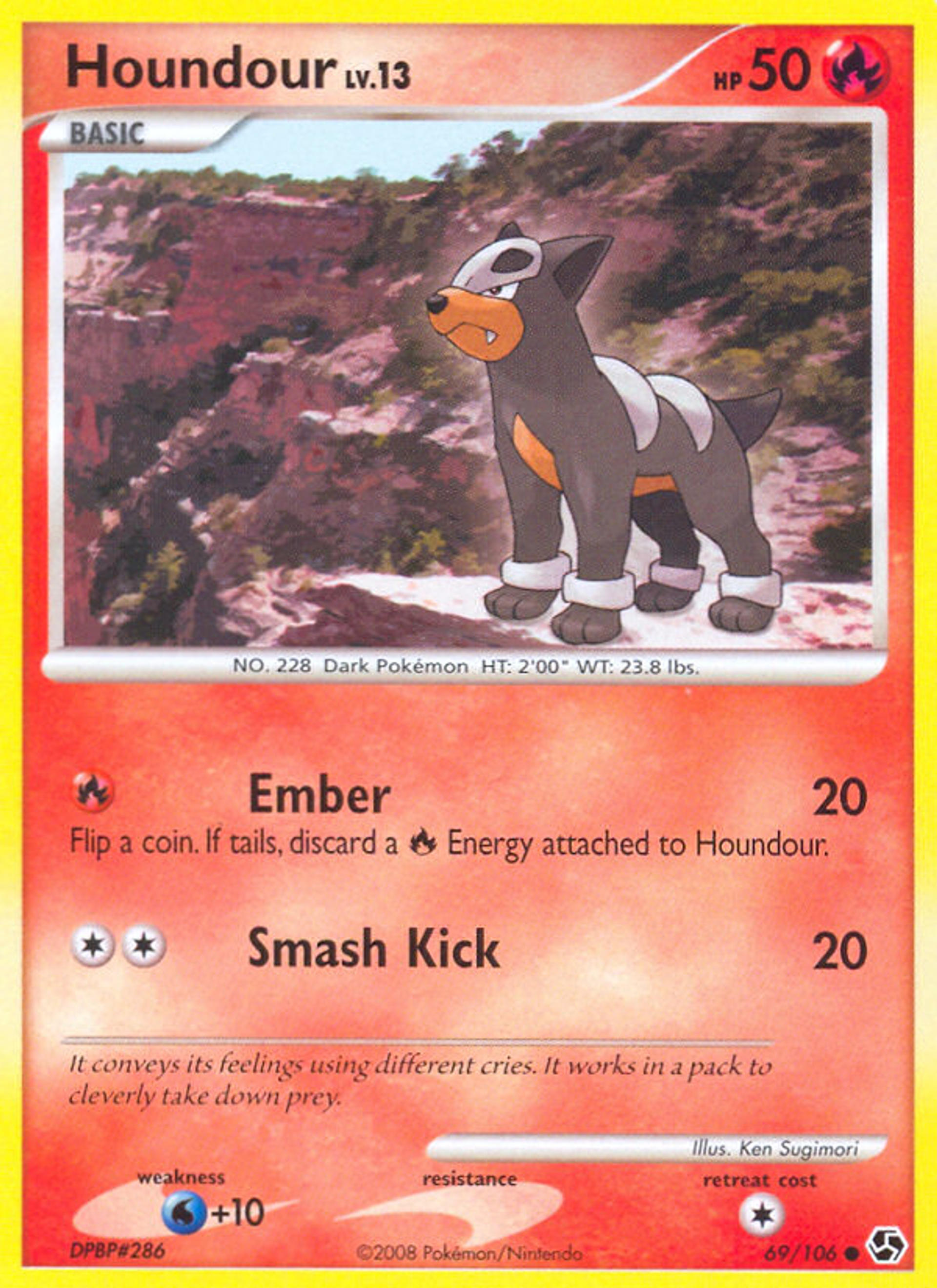 Houndour — Great Encounters — Pokemon