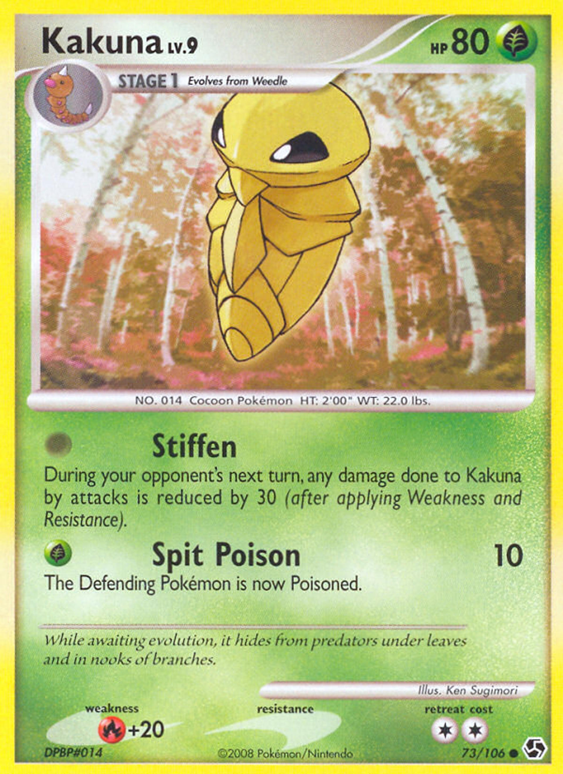 Kakuna — Great Encounters — Pokemon