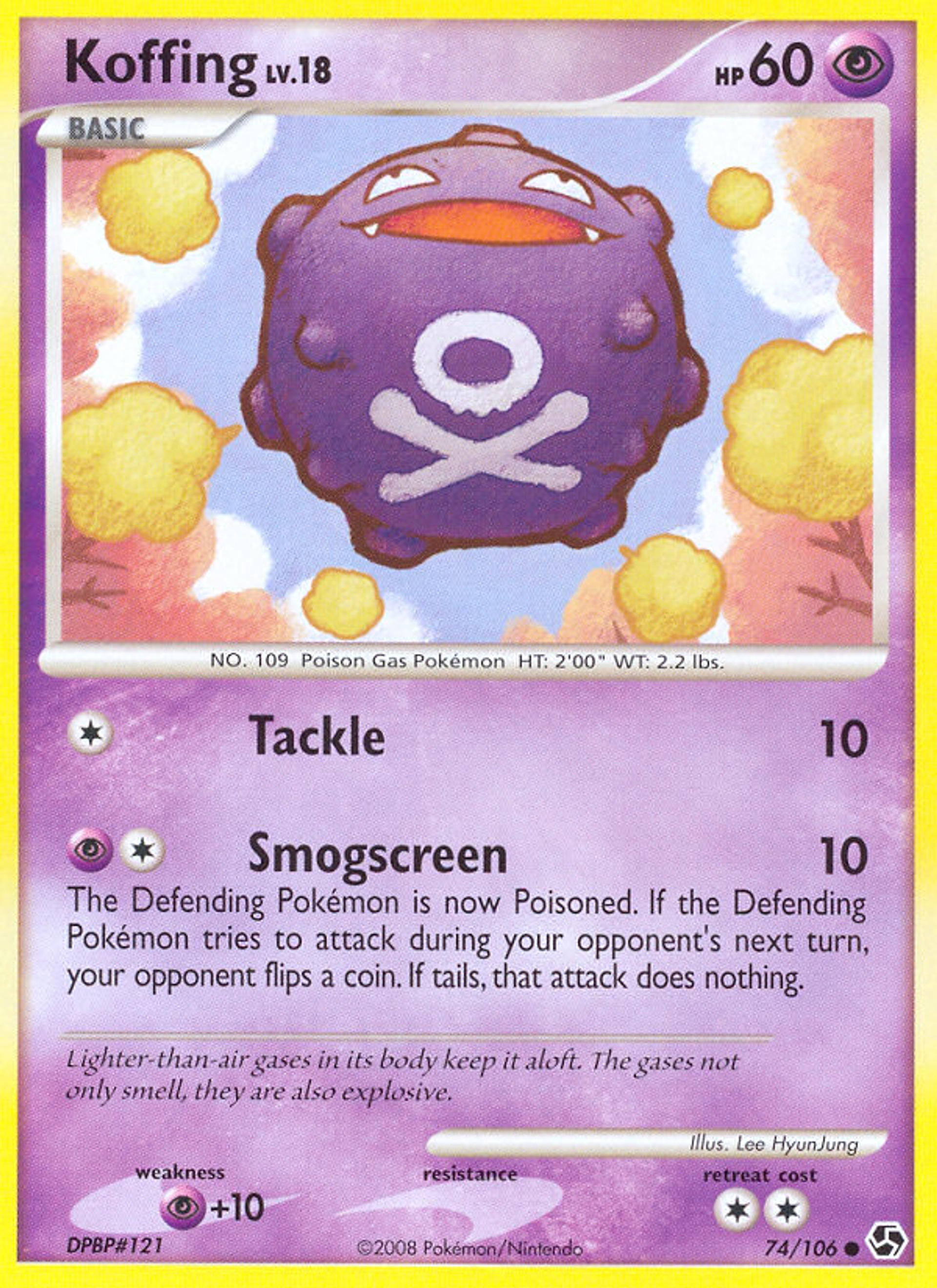 Koffing — Great Encounters — Pokémon