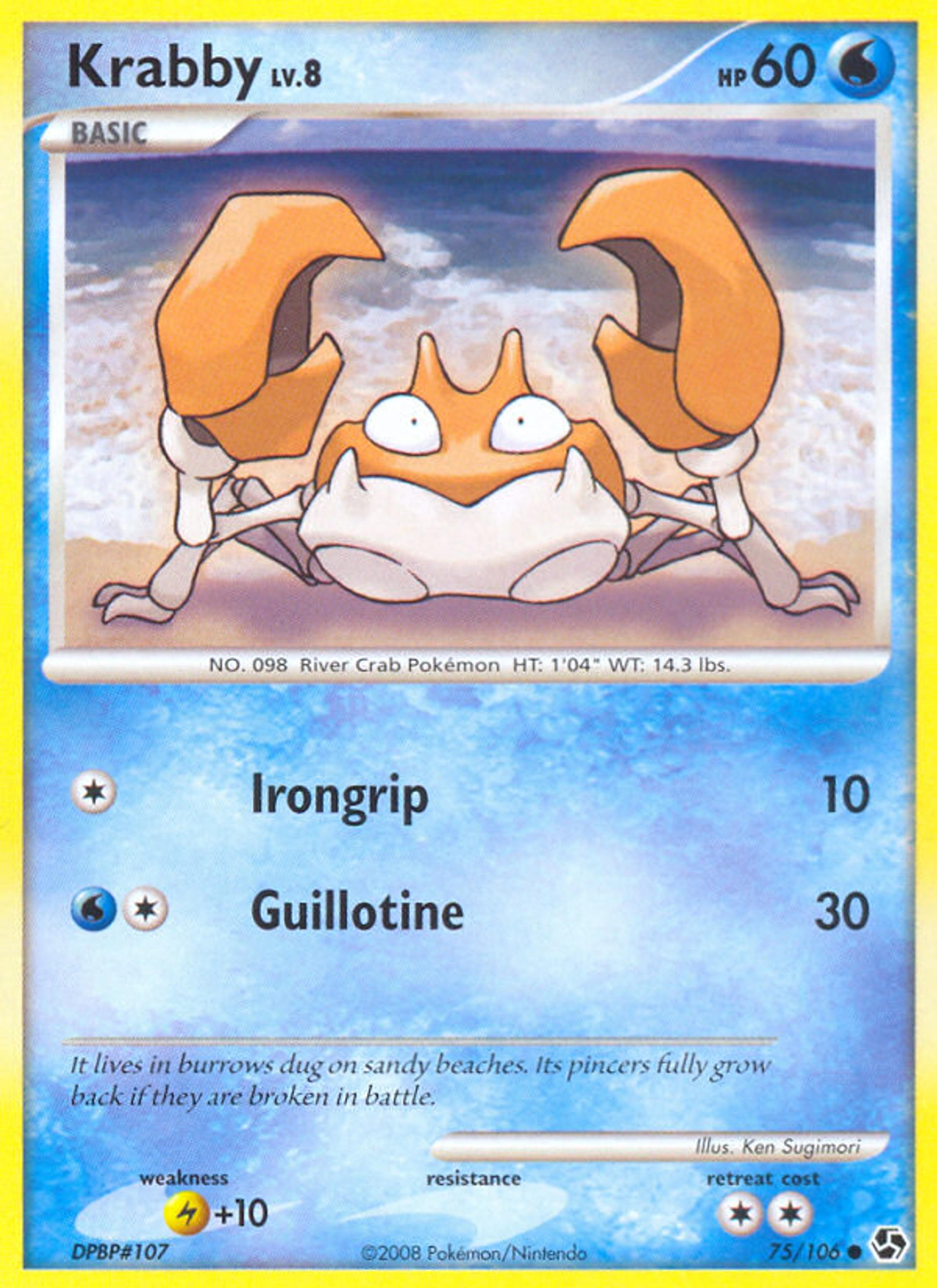 Krabby — Great Encounters — Pokemon