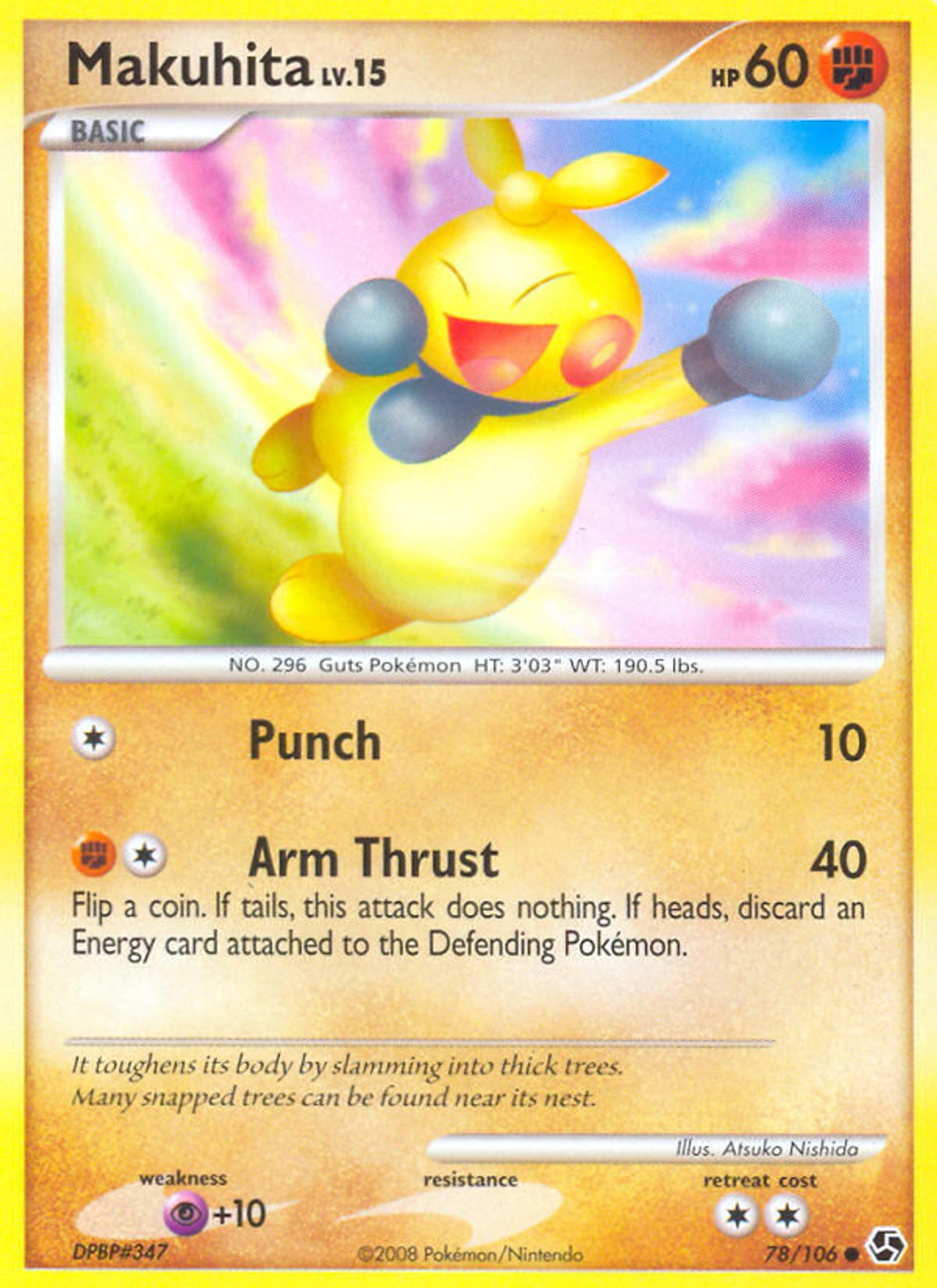 Makuhita Lv.15 — Great Encounters — Pokémon