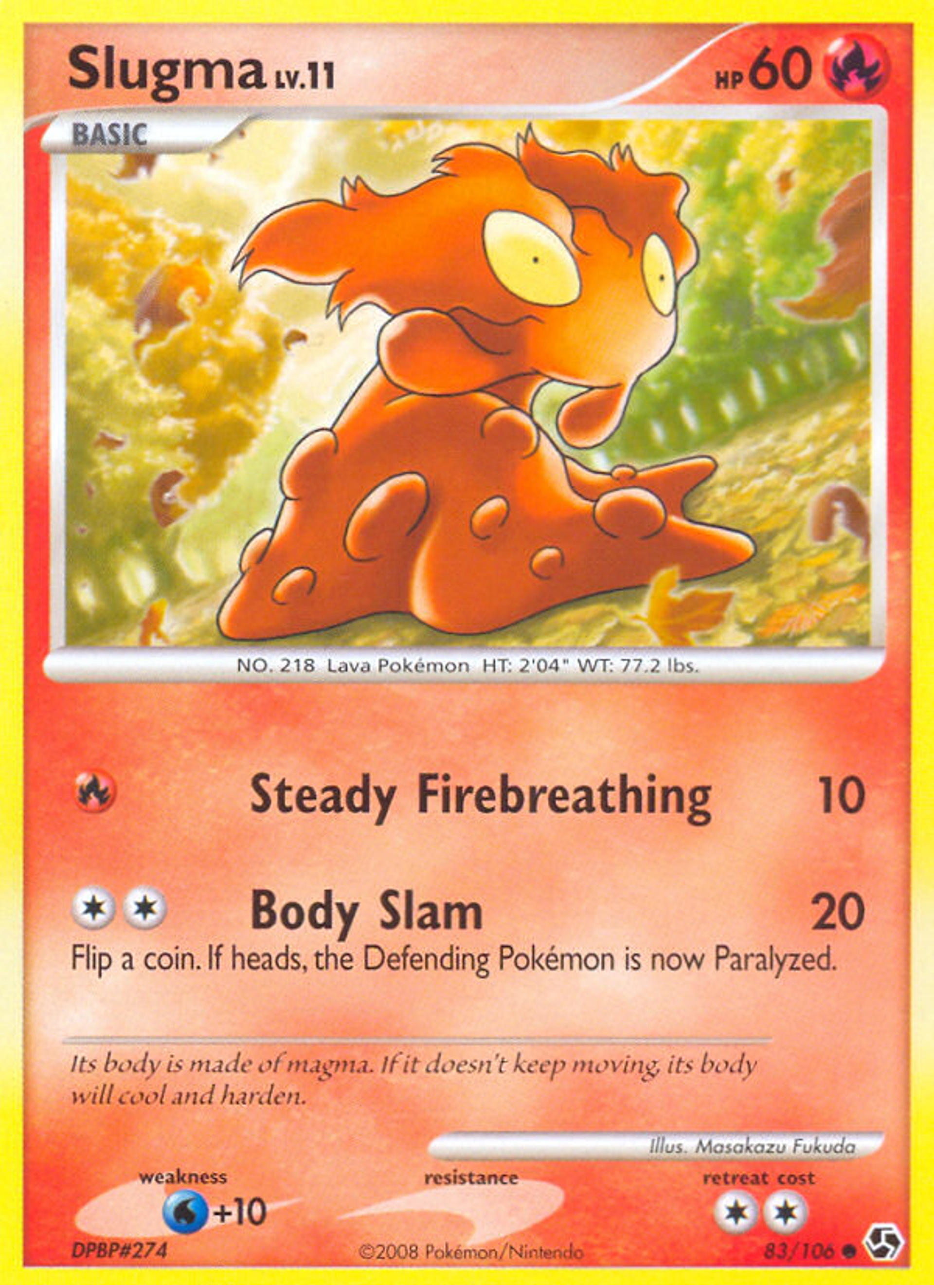 Slugma — Great Encounters — Pokemon