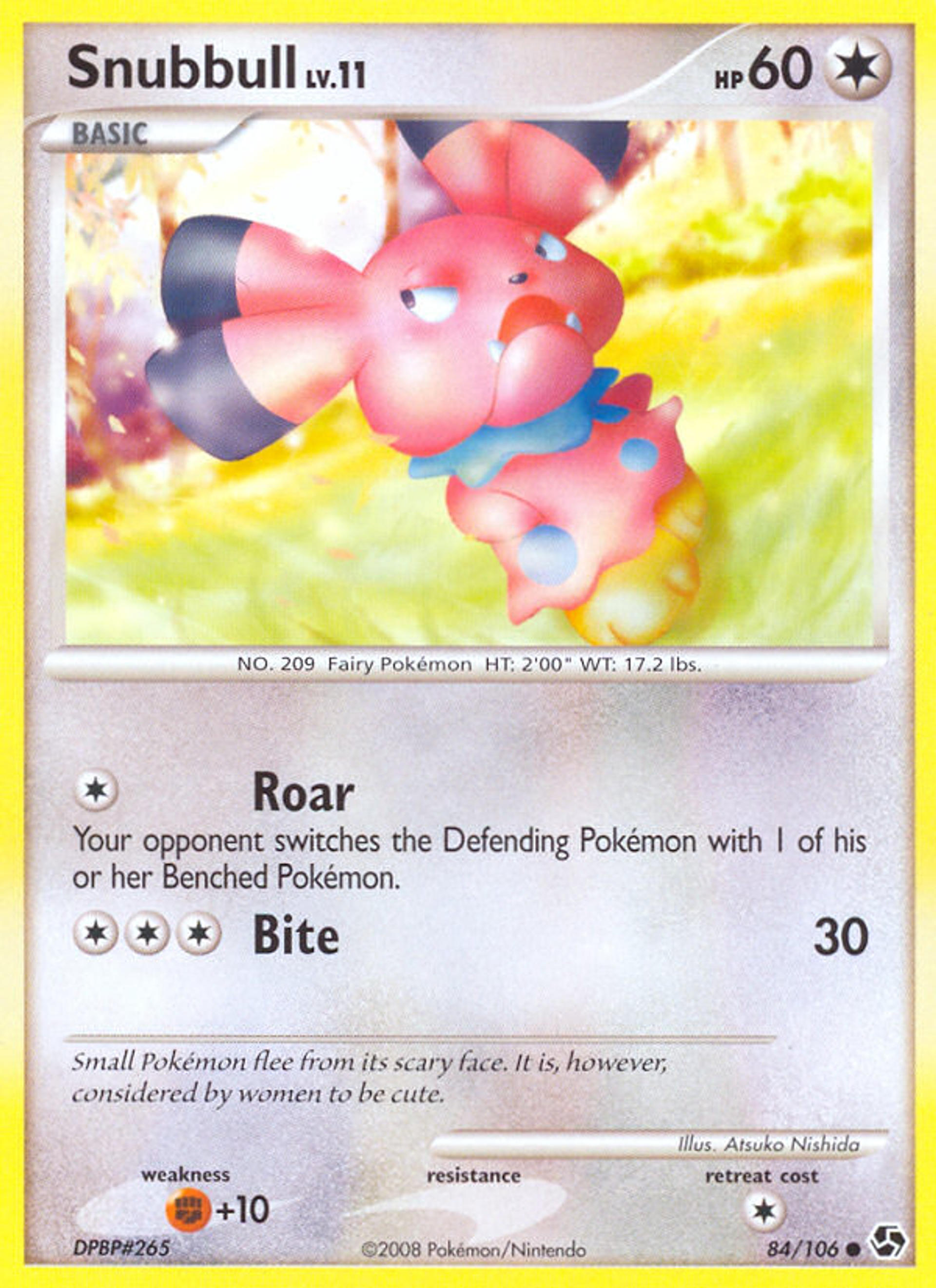 Snubbull — Great Encounters — Pokemon