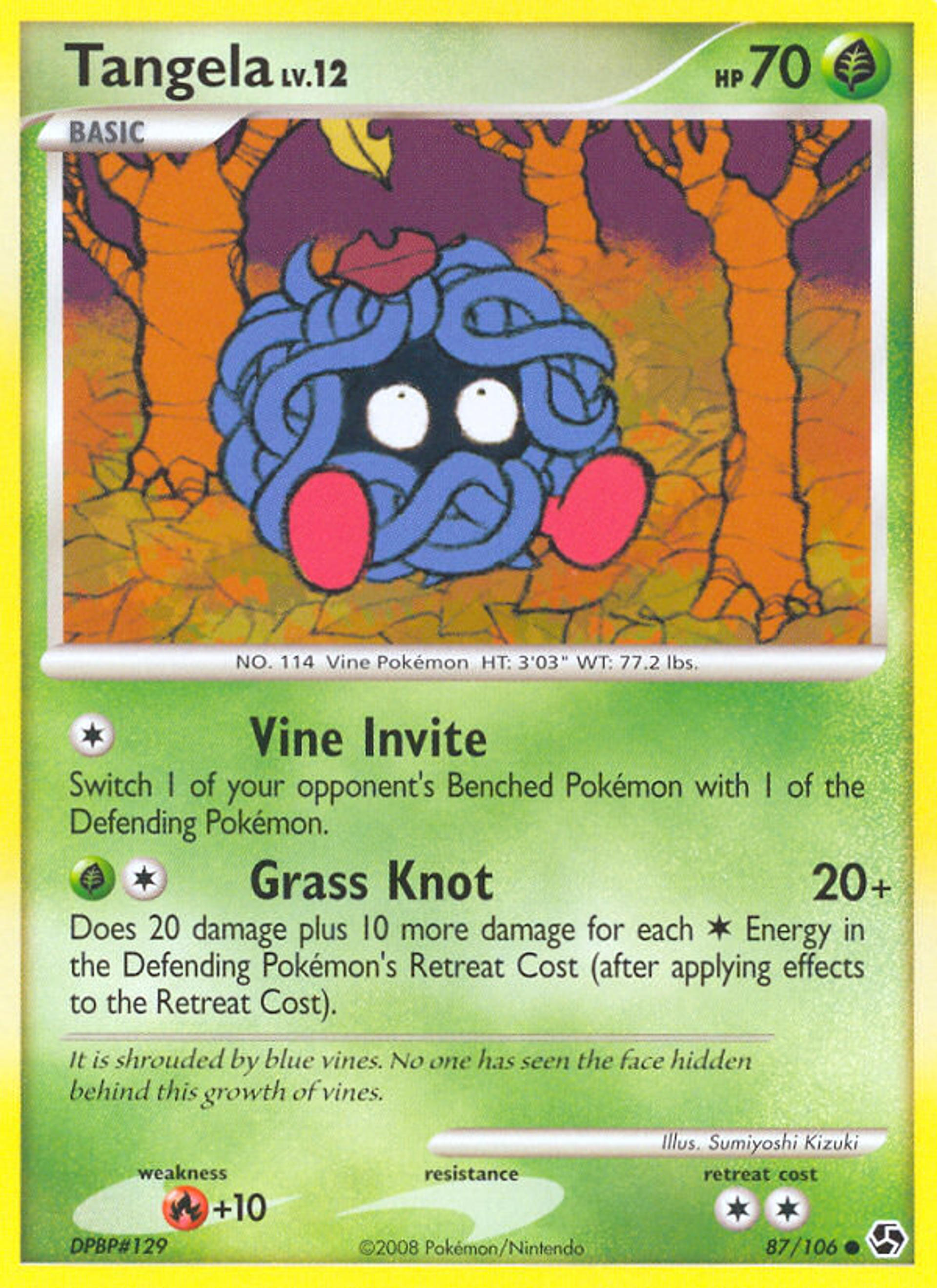 Tangela — Great Encounters — Pokemon