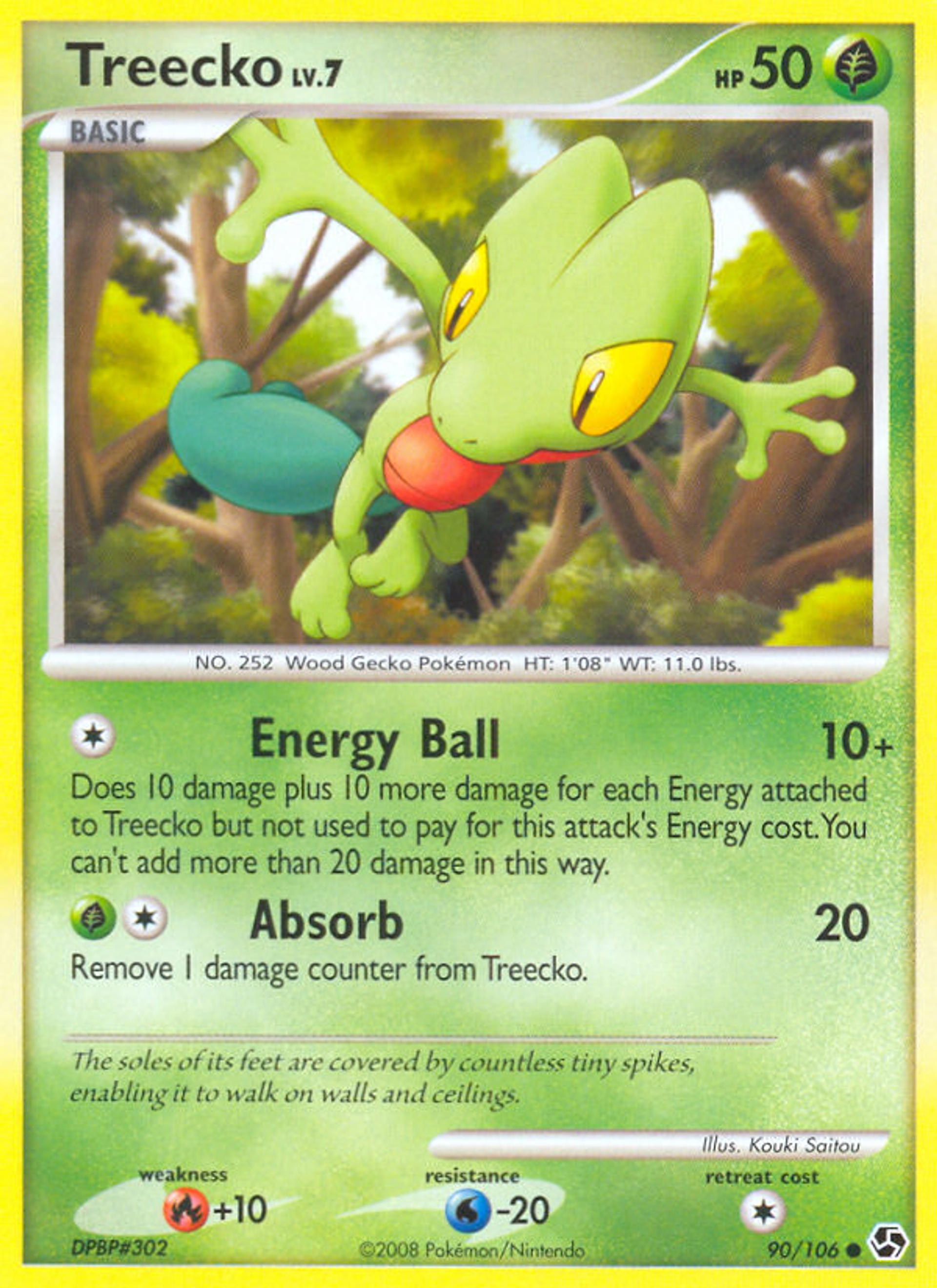 Arcko Lv.7 — Great Encounters — Pokémon