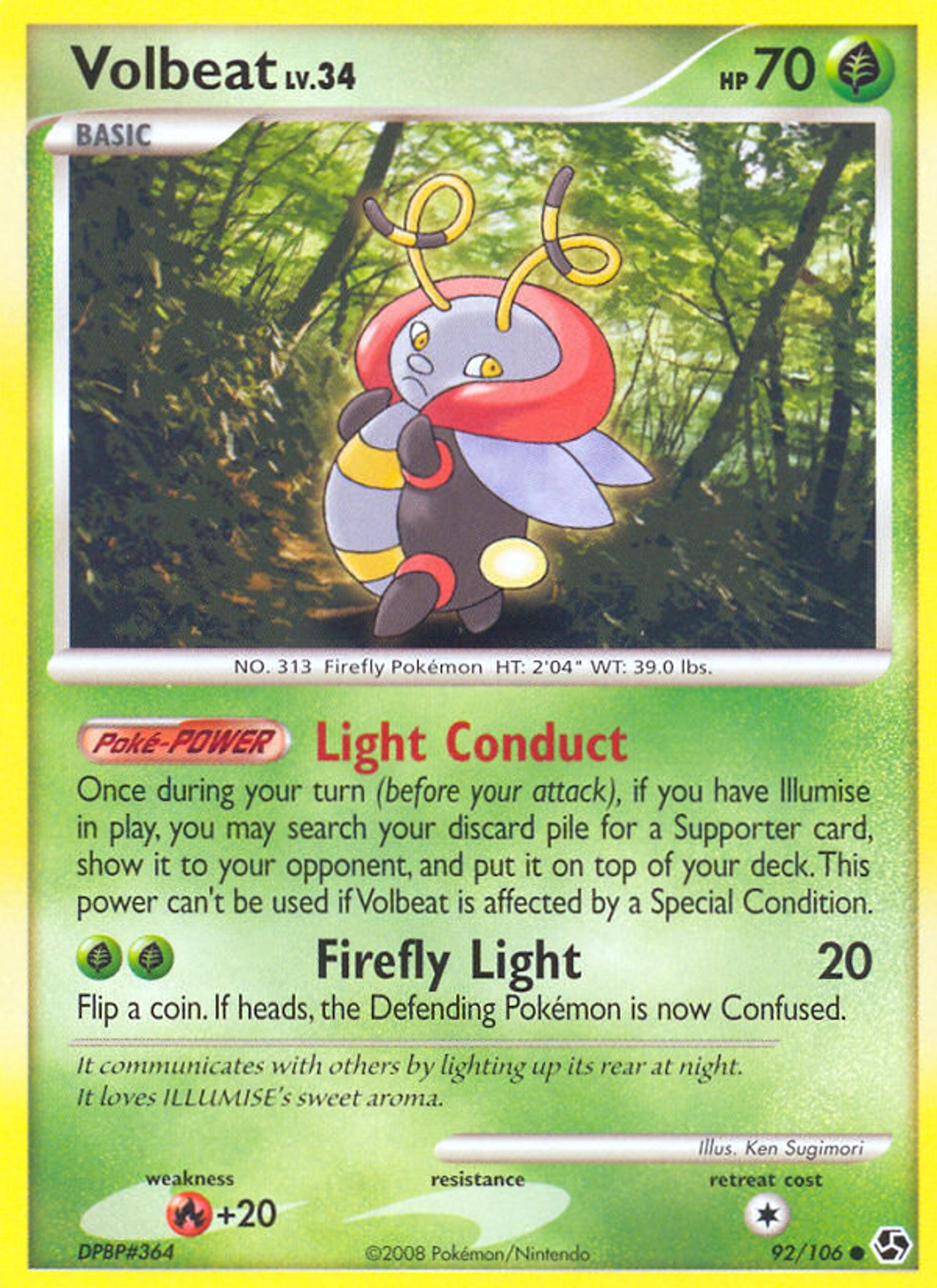 Volbeat — Great Encounters — Pokemon