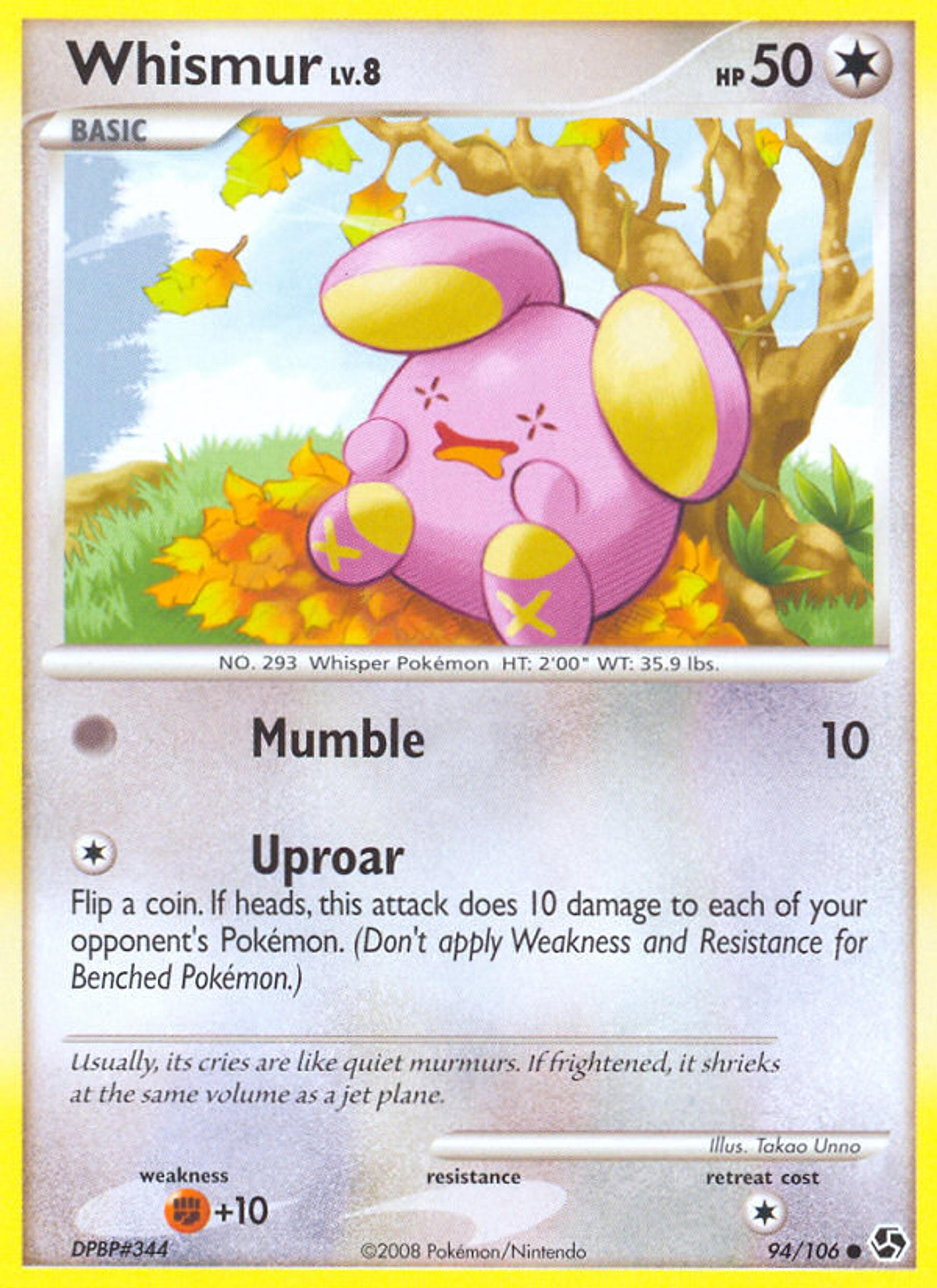 Chuchmur Lv.8 — Great Encounters — Pokémon