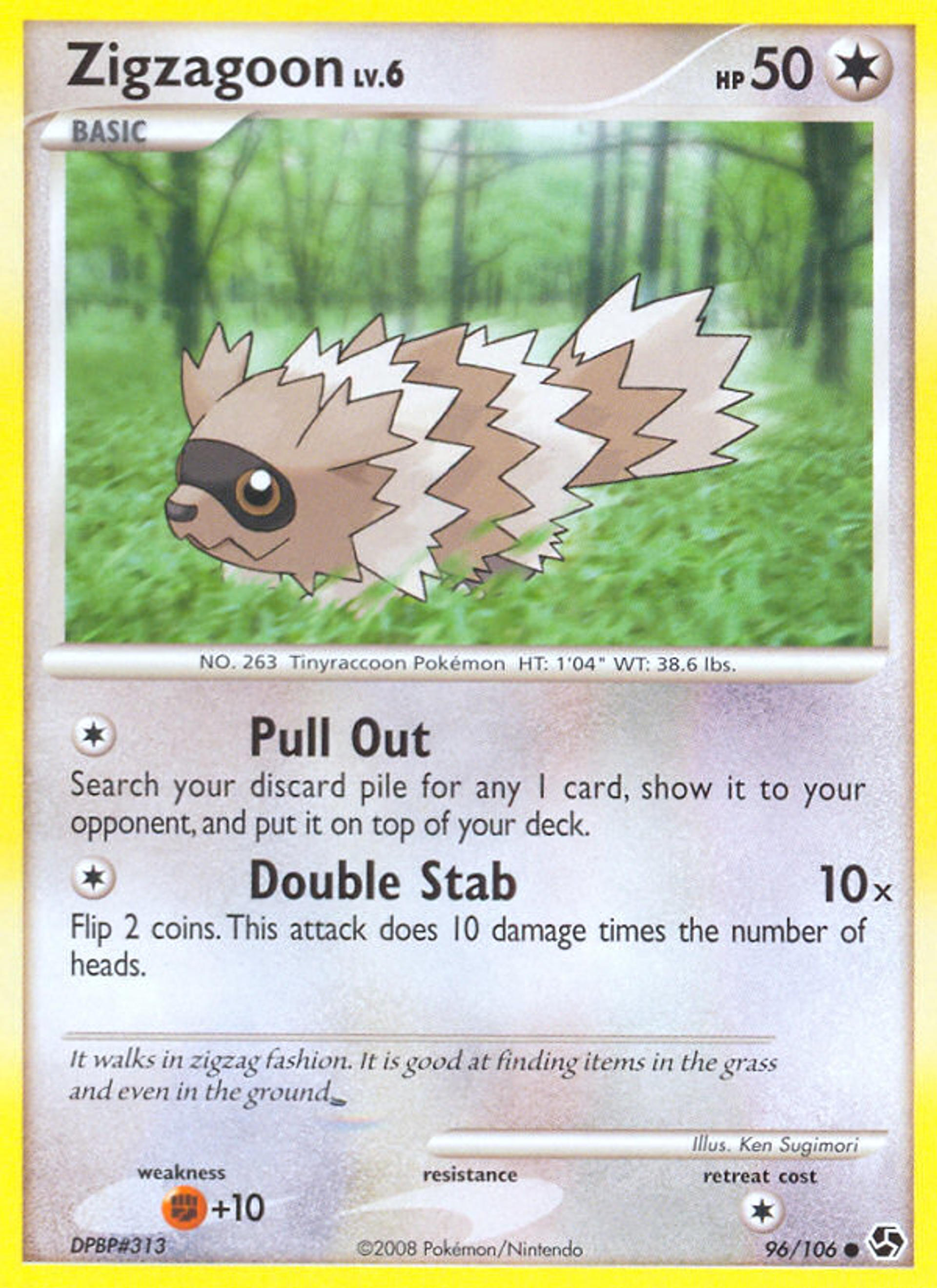 Zigzagoon — Great Encounters — Pokemon