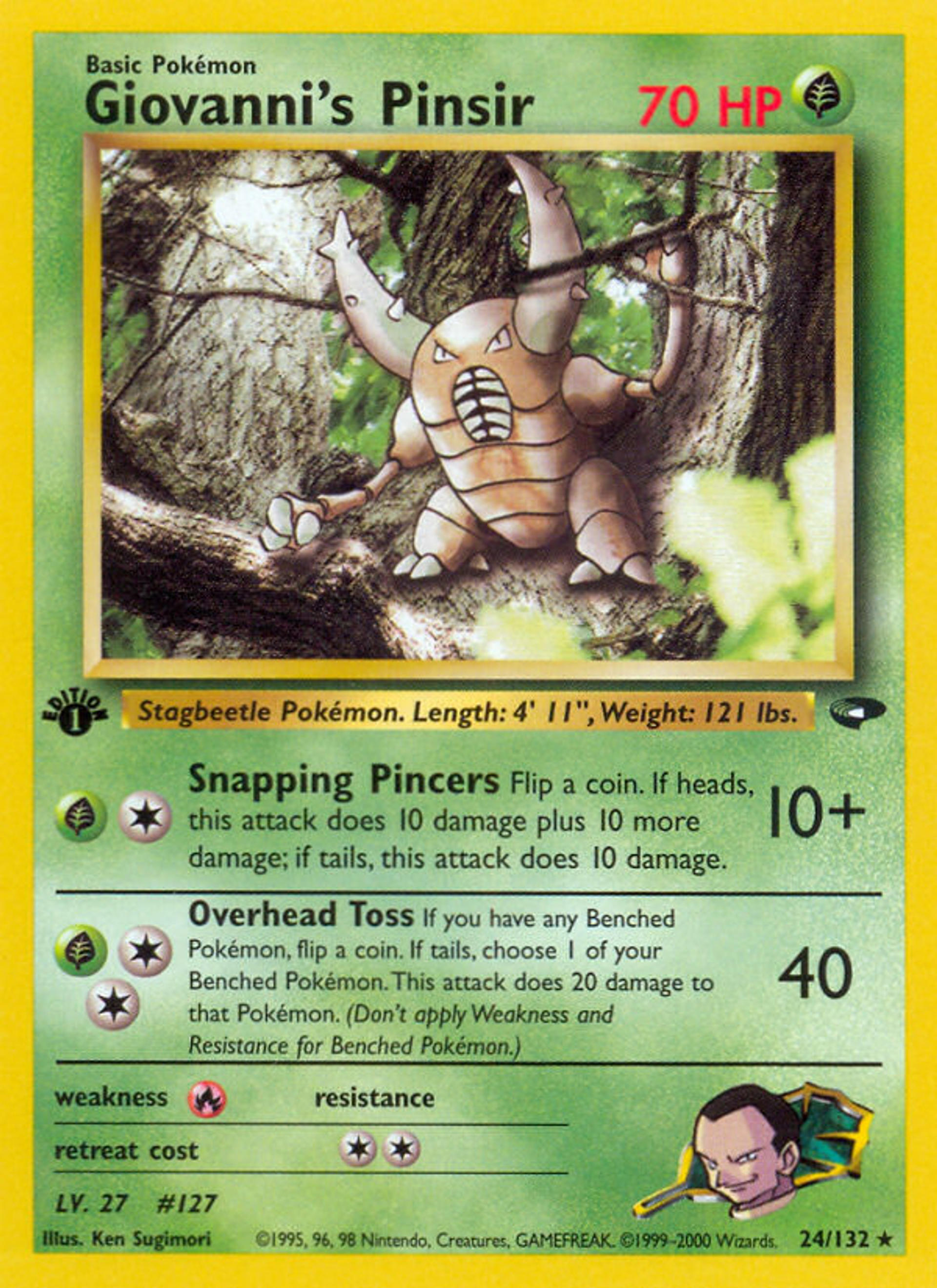 Giovanni's Pinsir — Gym Challenge — Pokemon