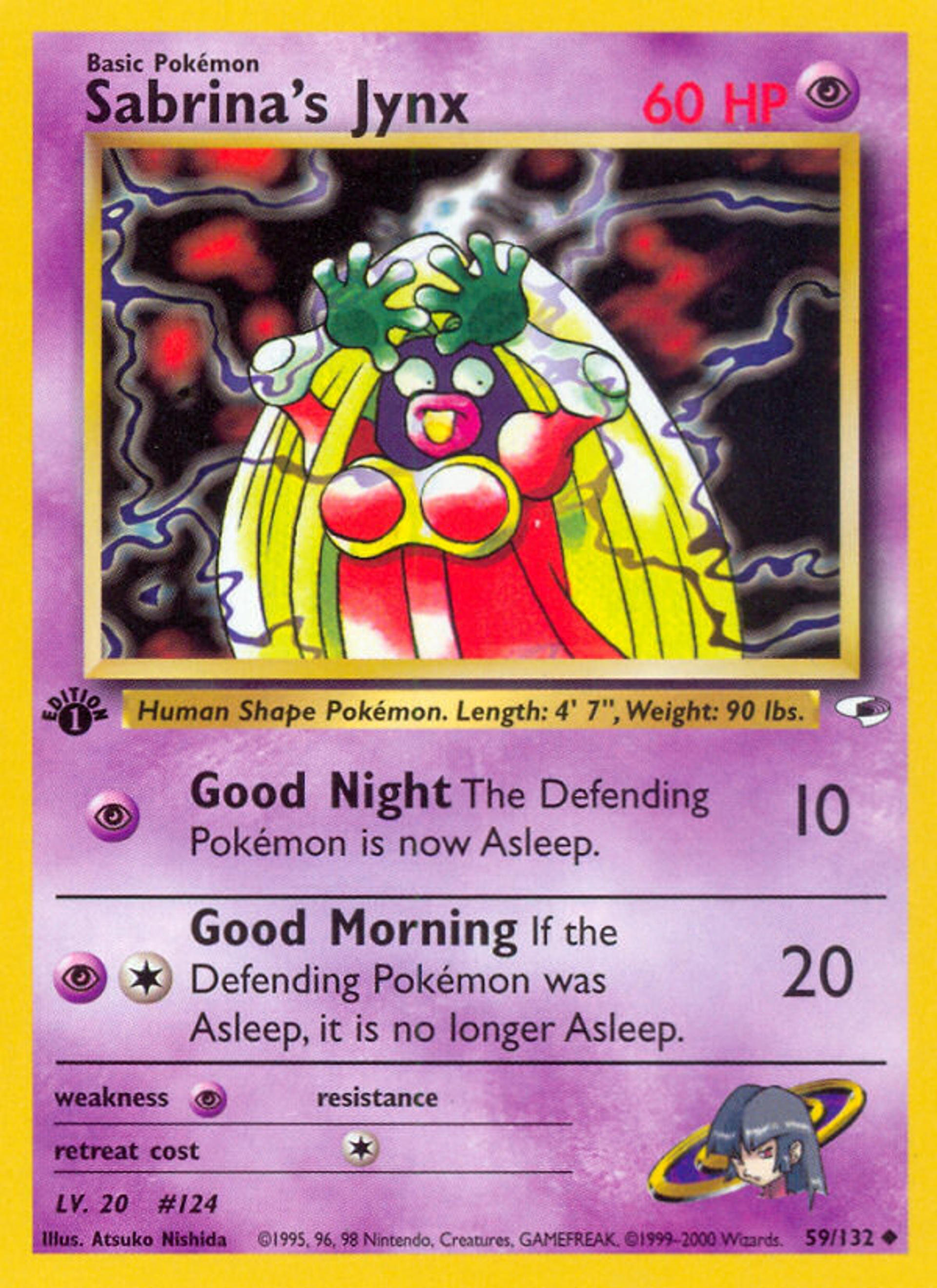 Sabrina's Jynx — Gym Heroes — Pokemon