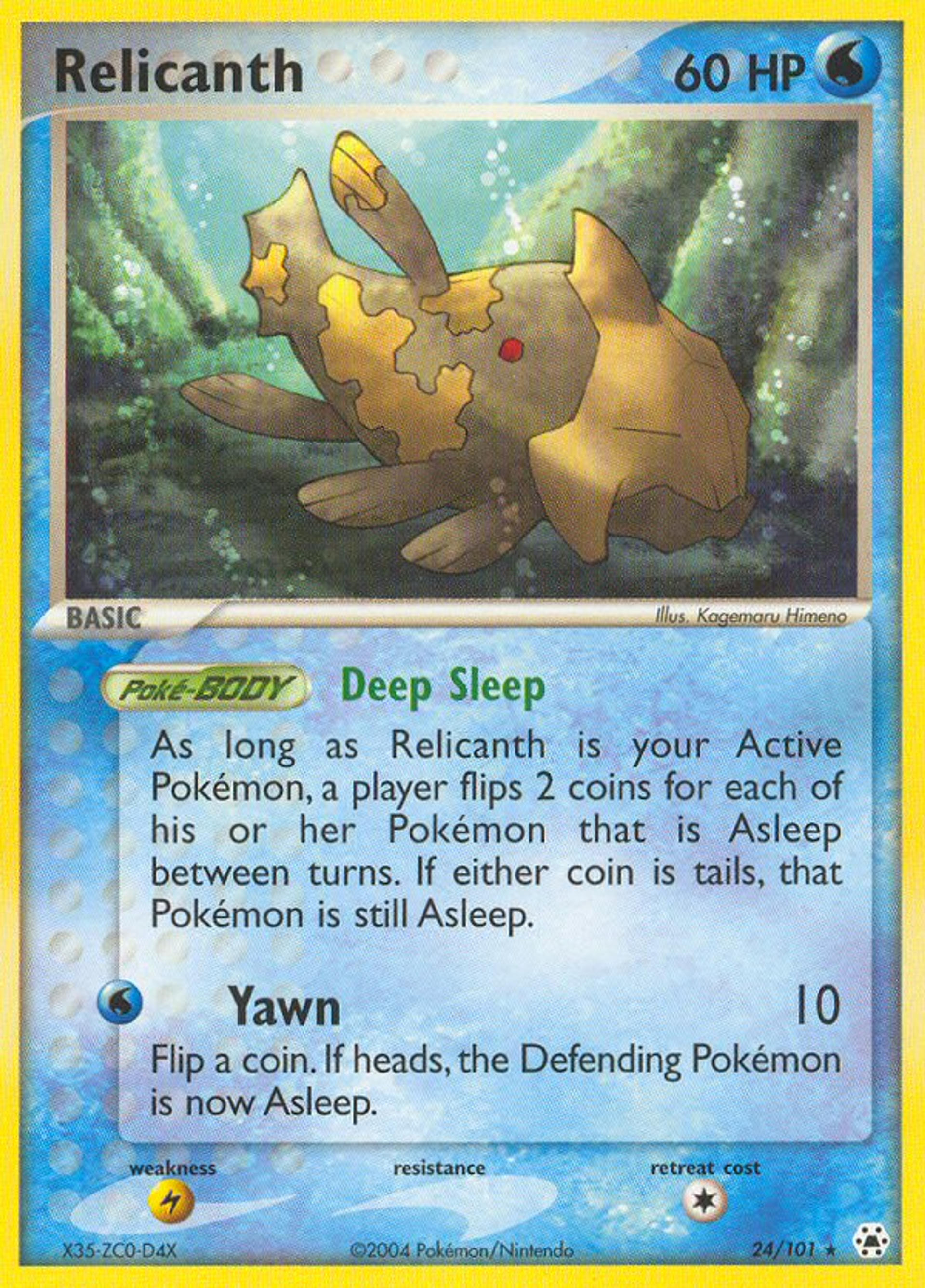 Relicanth — Hidden Legends — Pokémon