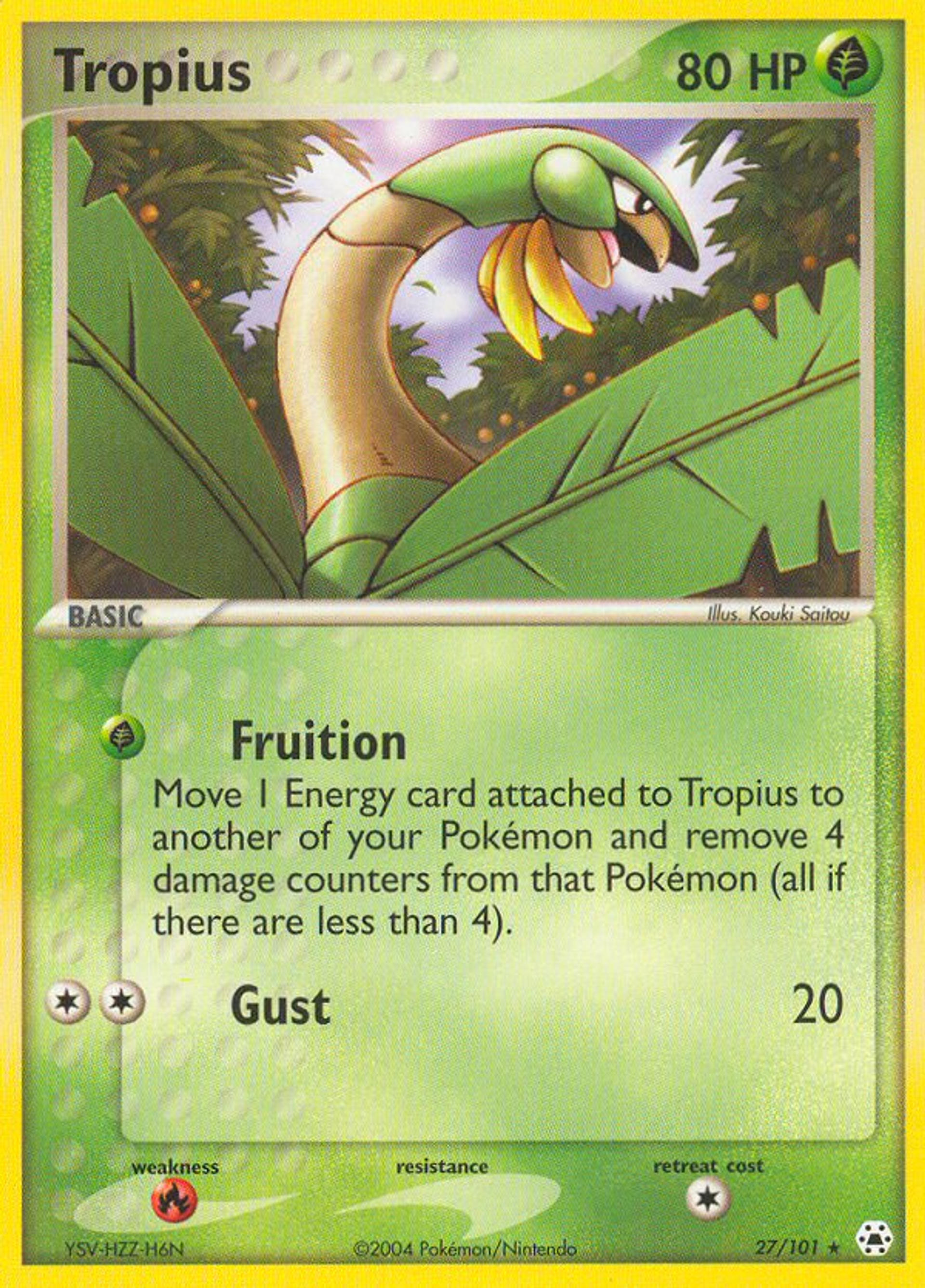 Tropius — Hidden Legends — Pokémon