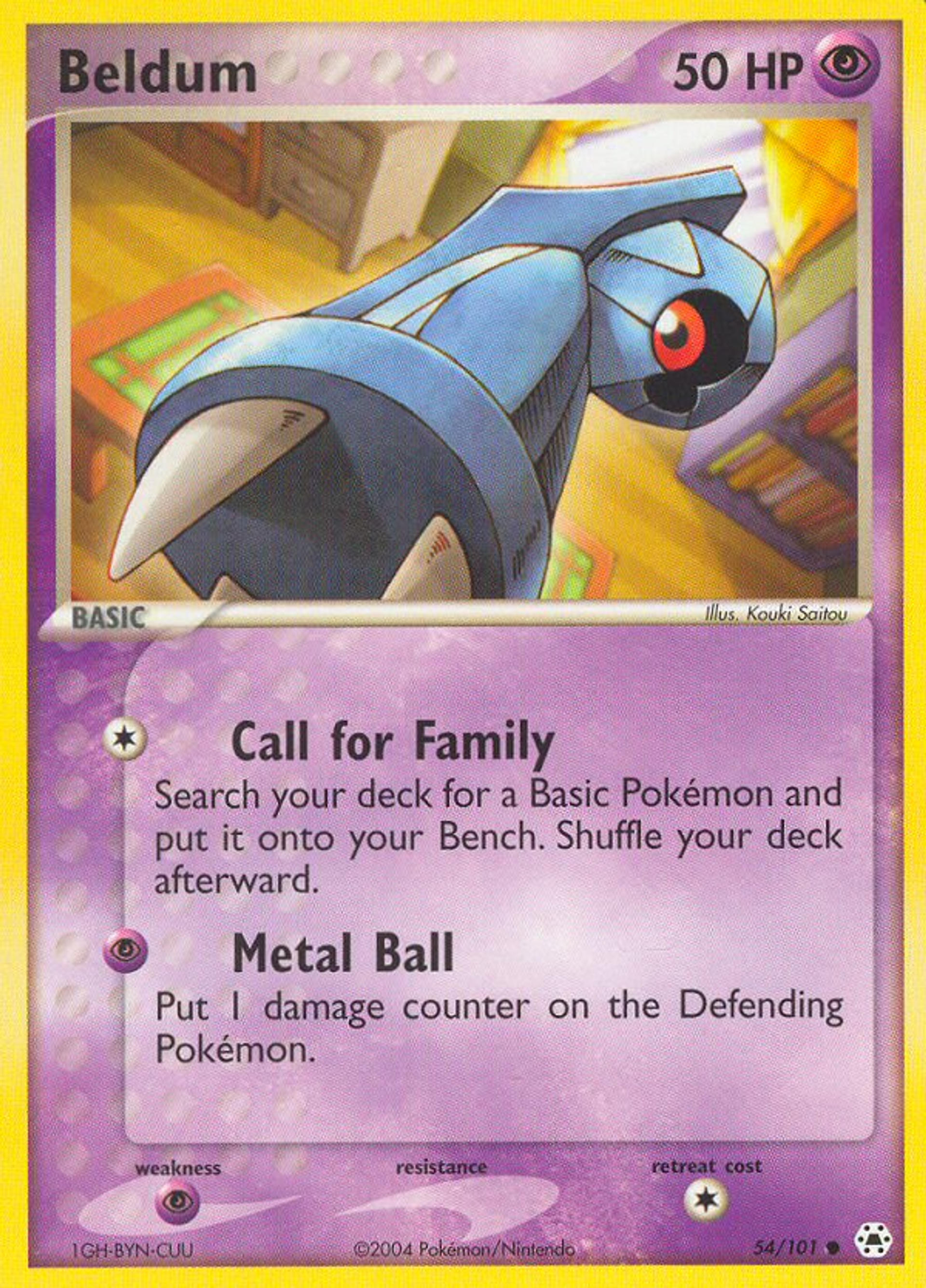 Terhal (Boule métallique) (commune) — Hidden Legends — Pokémon