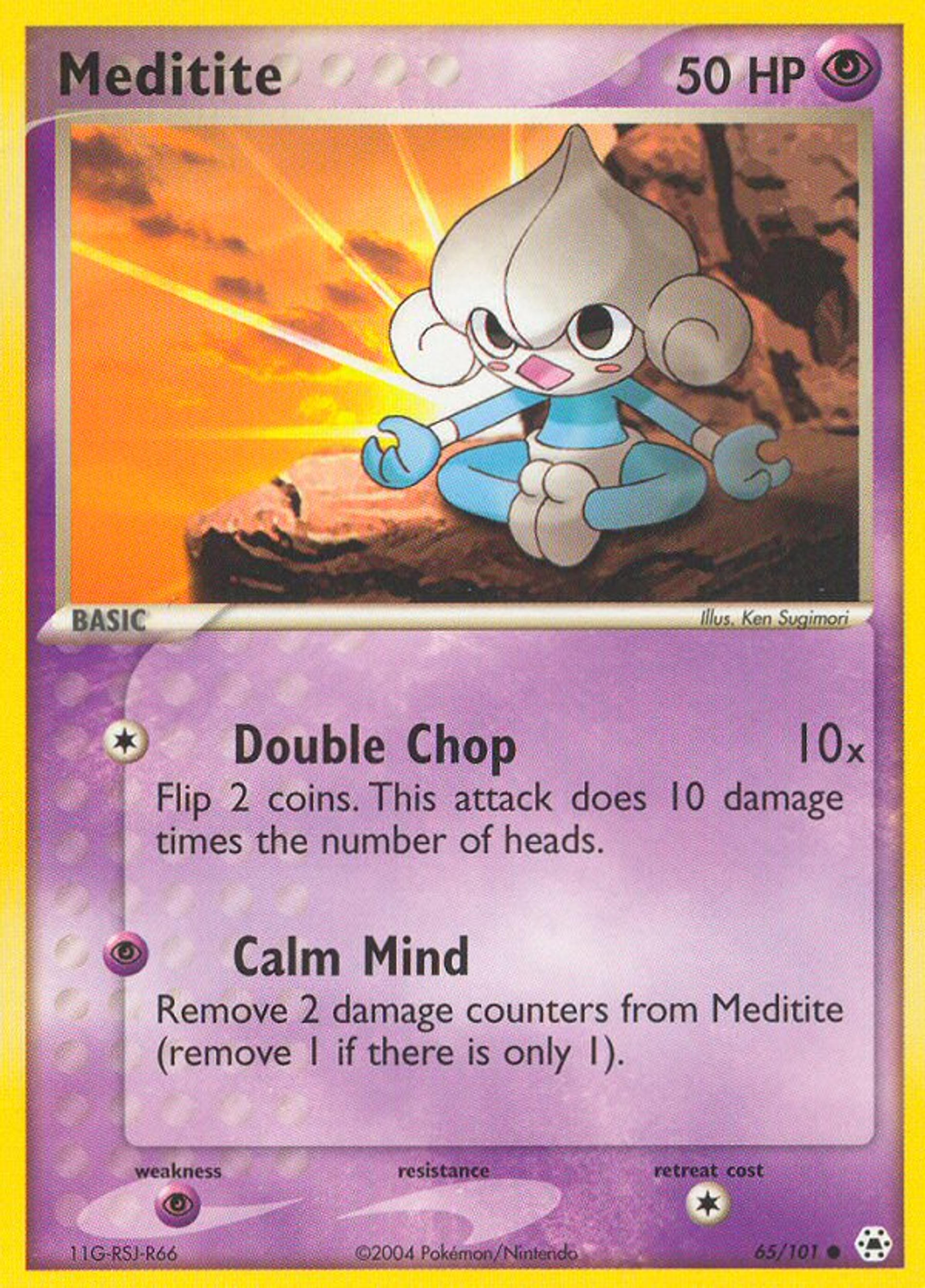 Meditite — Hidden Legends — Pokémon