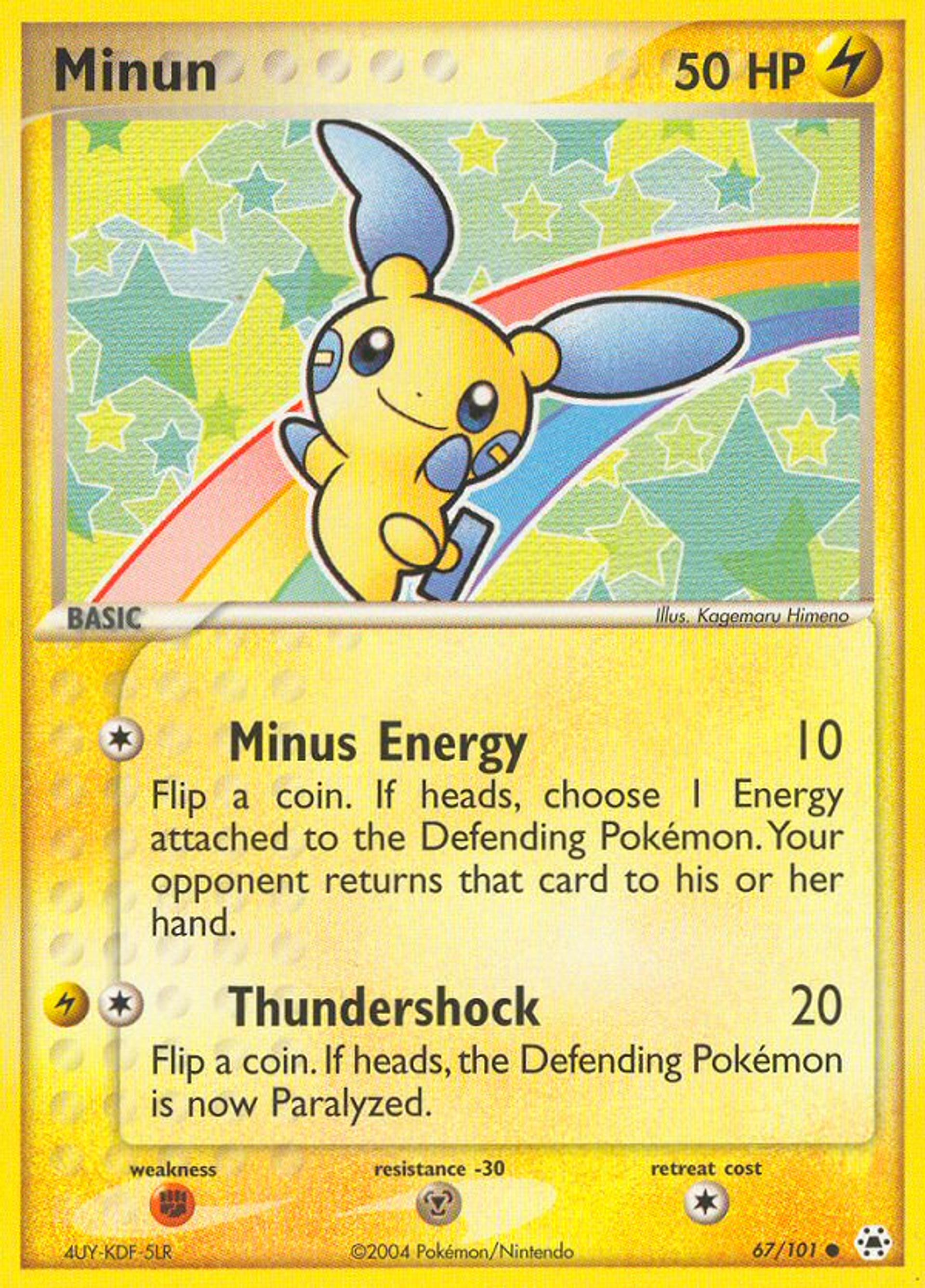 Minun — Hidden Legends — Pokémon