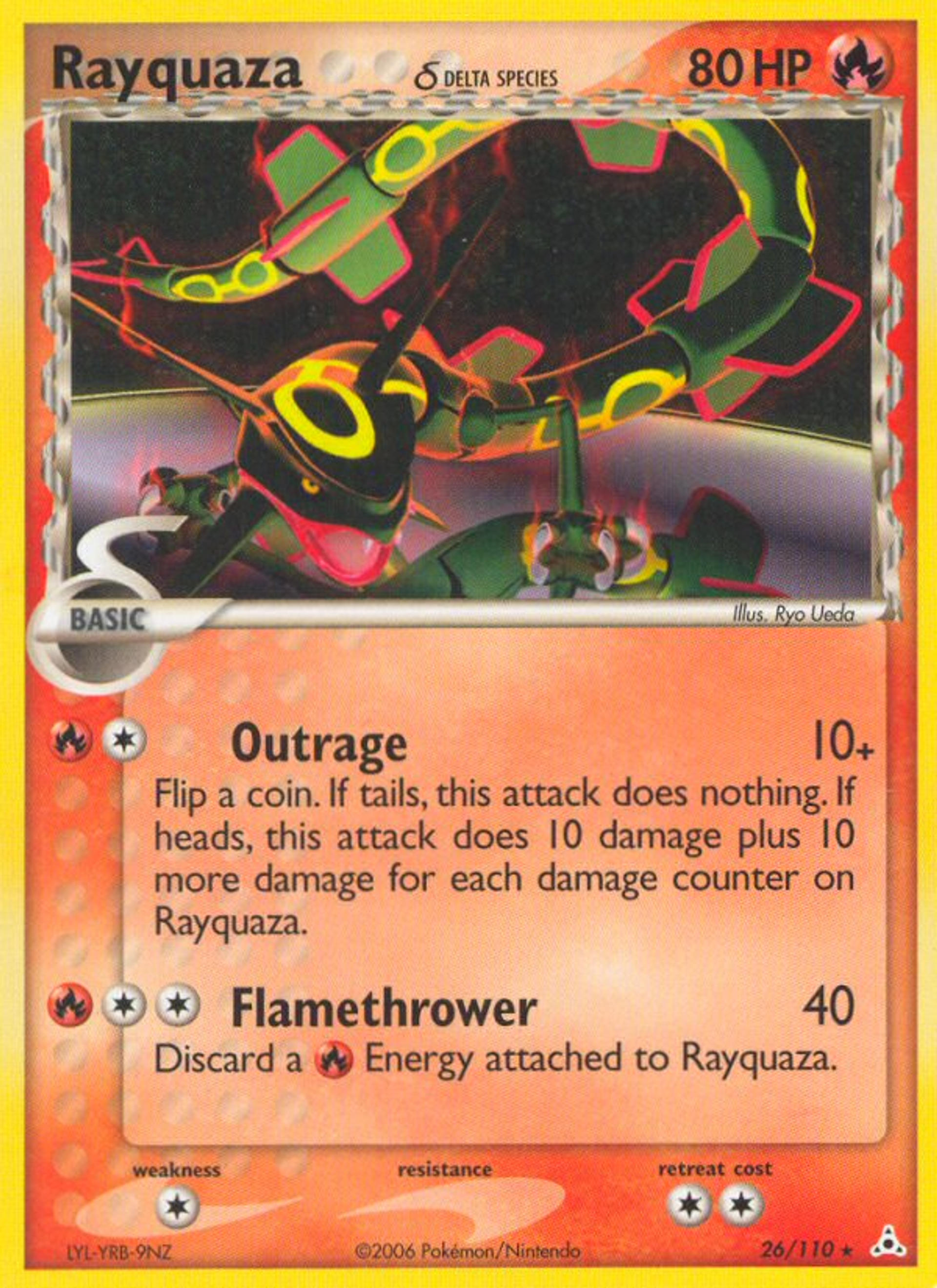 Rayquaza — Holon Phantoms — Pokemon