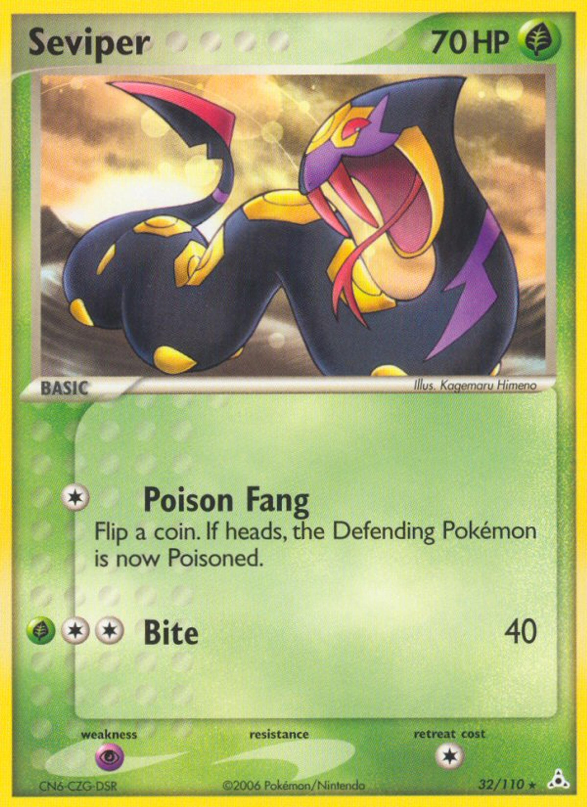 Seviper — Holon Phantoms — Pokemon