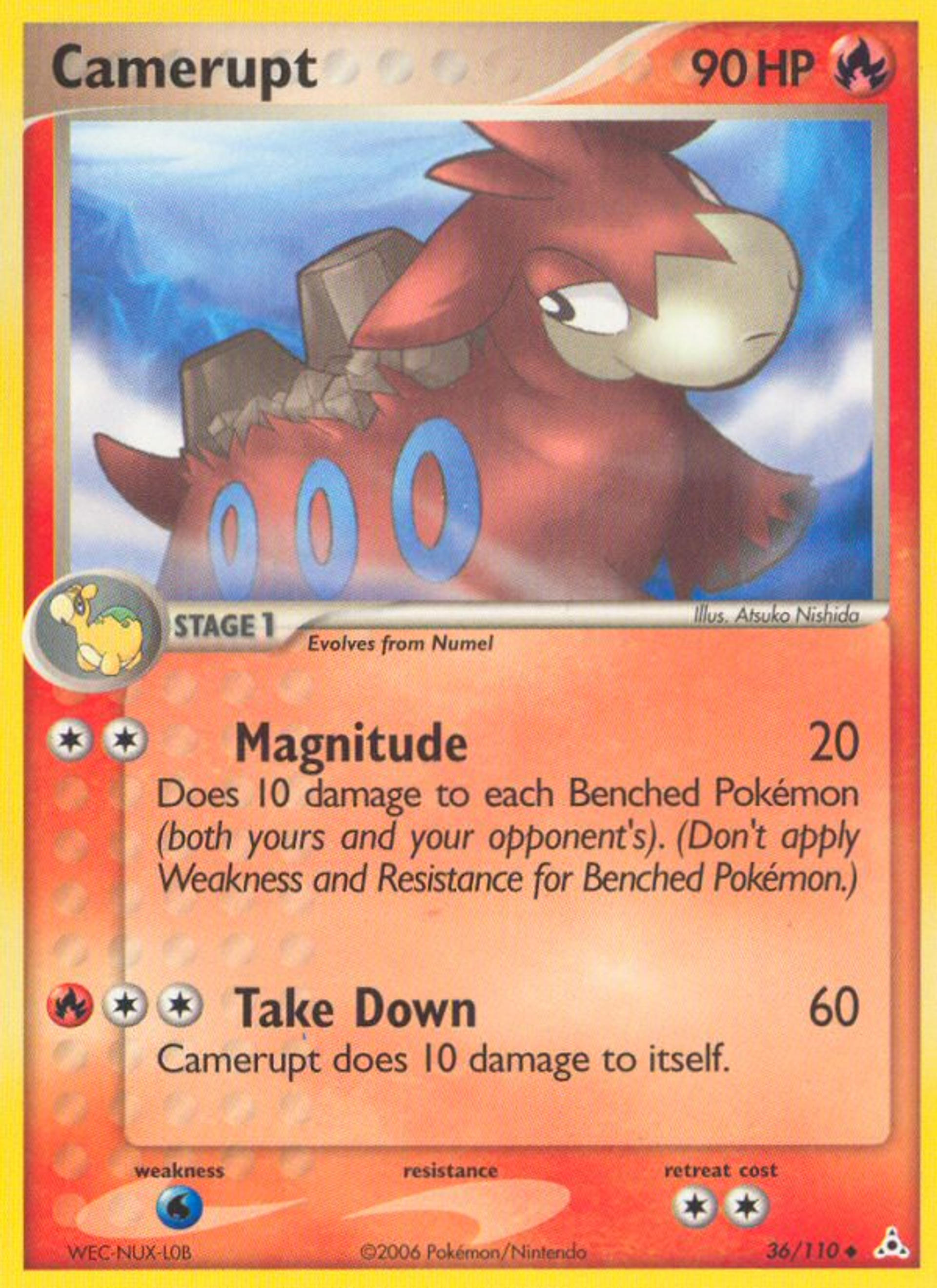 Camerupt — Holon Phantoms — Pokemon