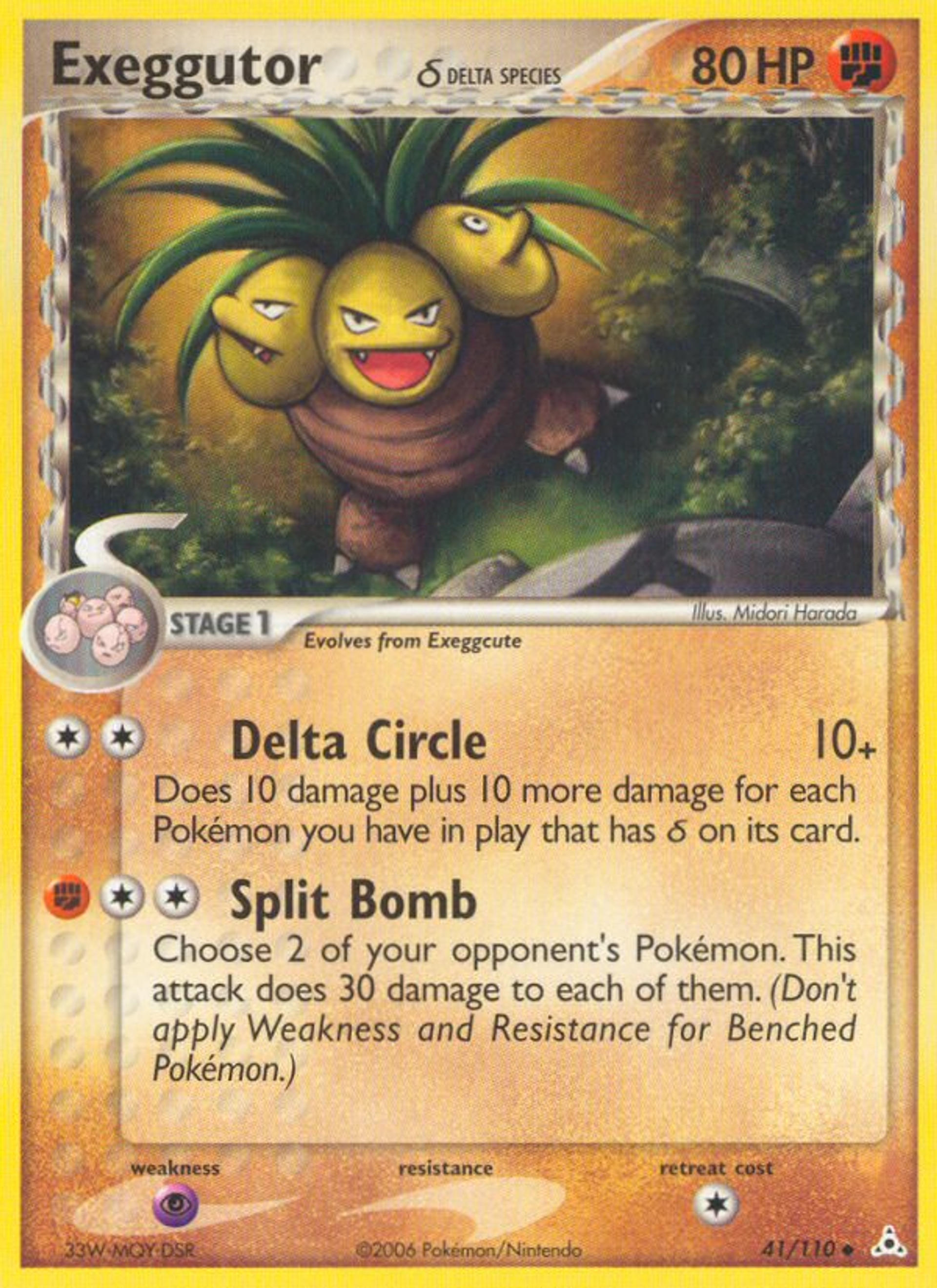 Exeggutor — Holon Phantoms — Pokemon
