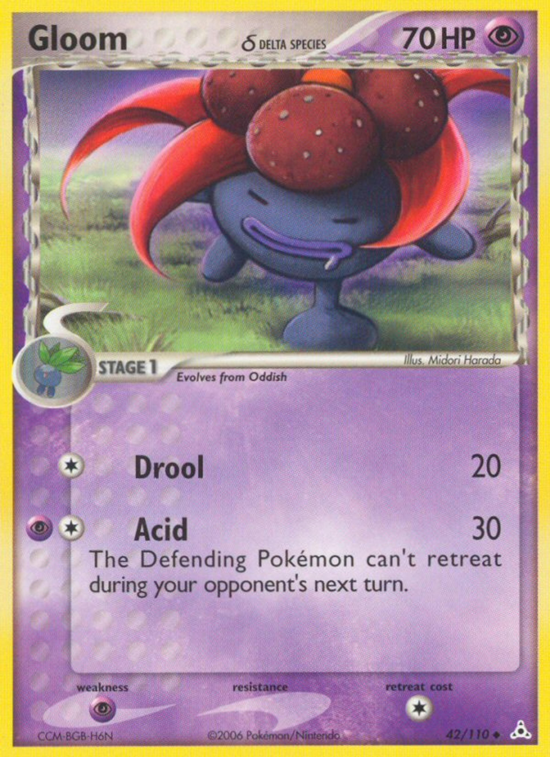 Gloom — Holon Phantoms — Pokemon