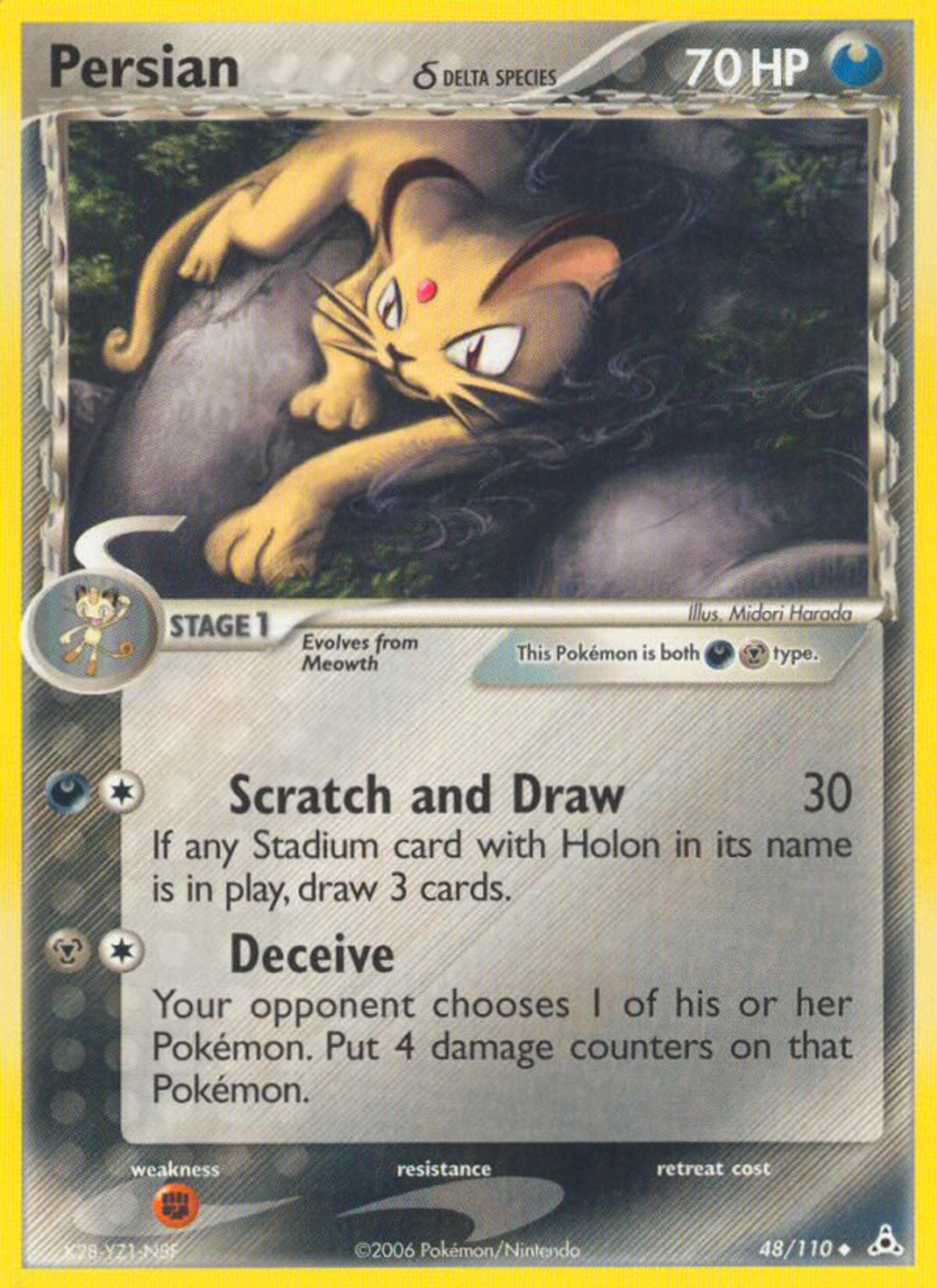 Persian — Holon Phantoms — Pokemon