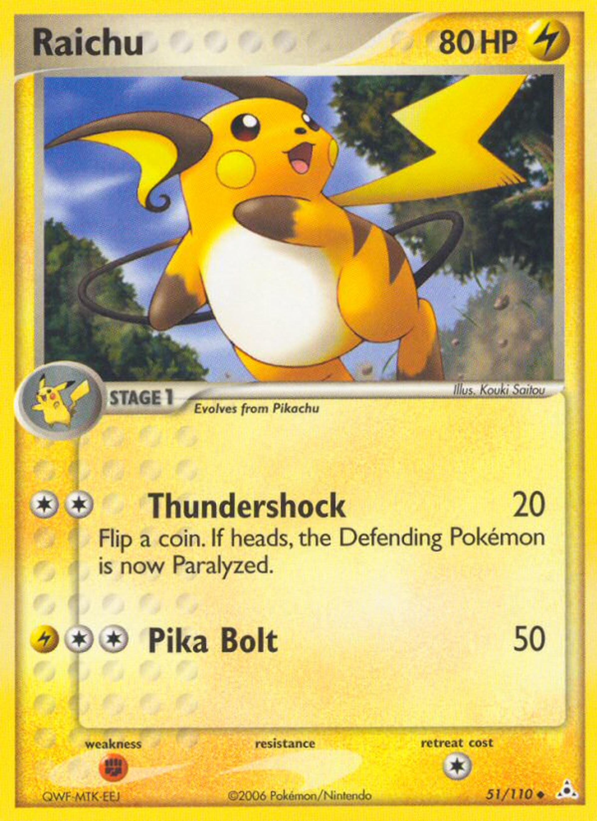 Raichu — Holon Phantoms — Pokemon