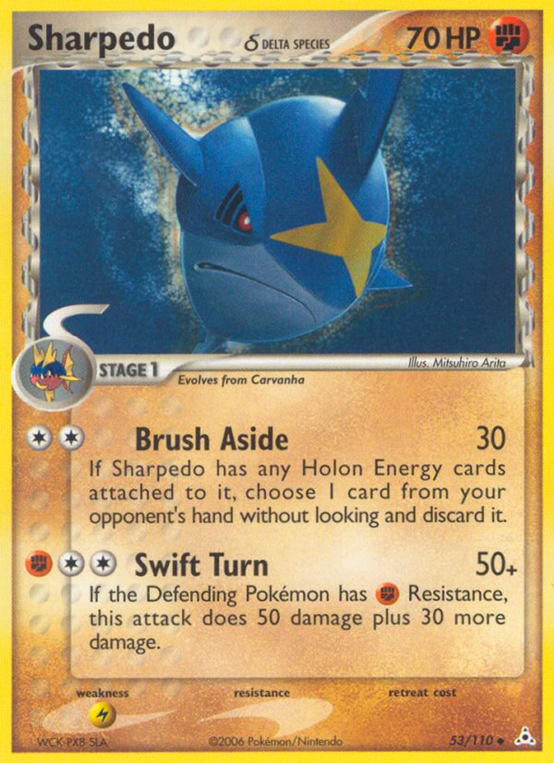 Sharpedo — Holon Phantoms — Pokemon