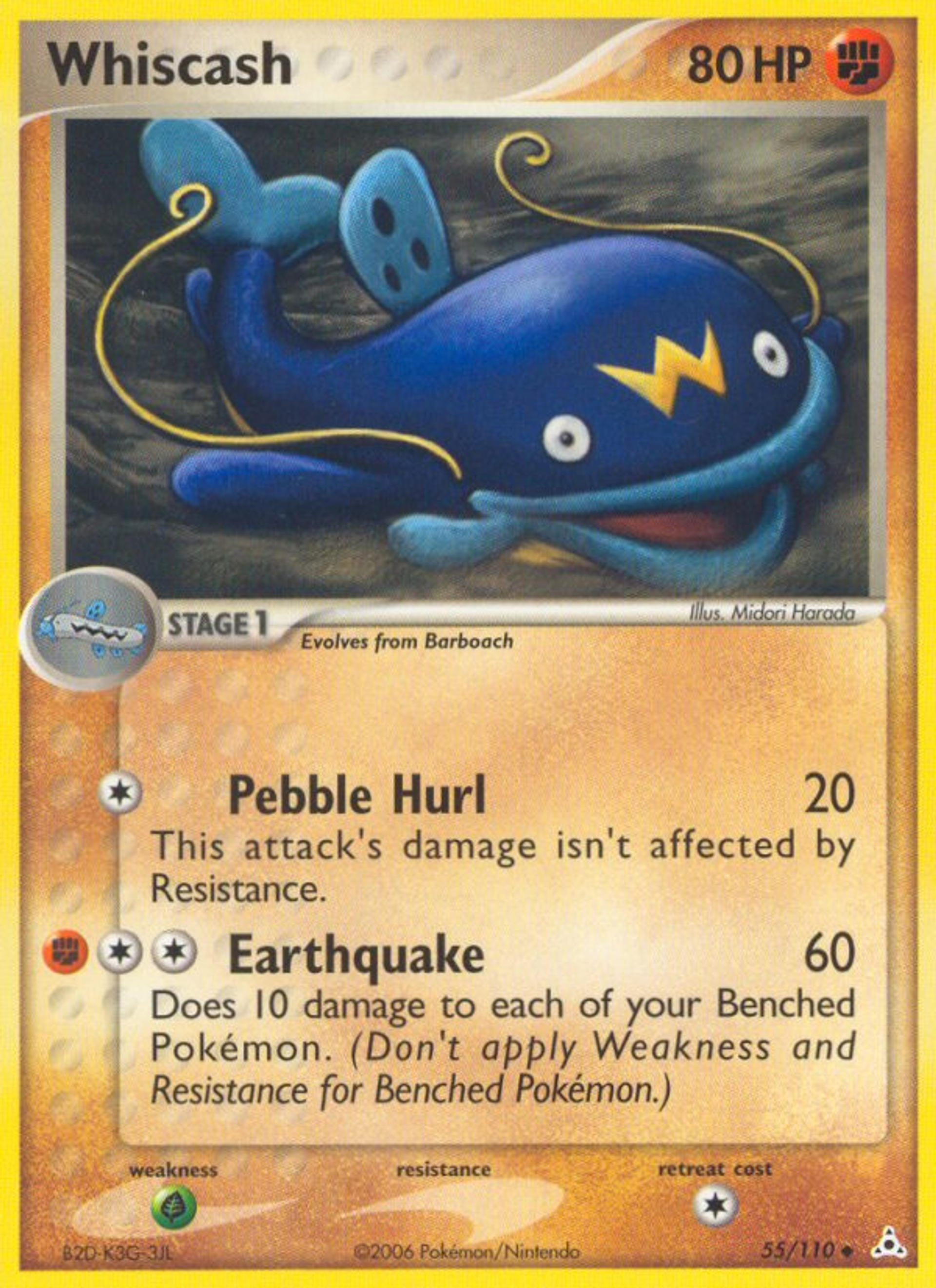Whiscash — Holon Phantoms — Pokemon