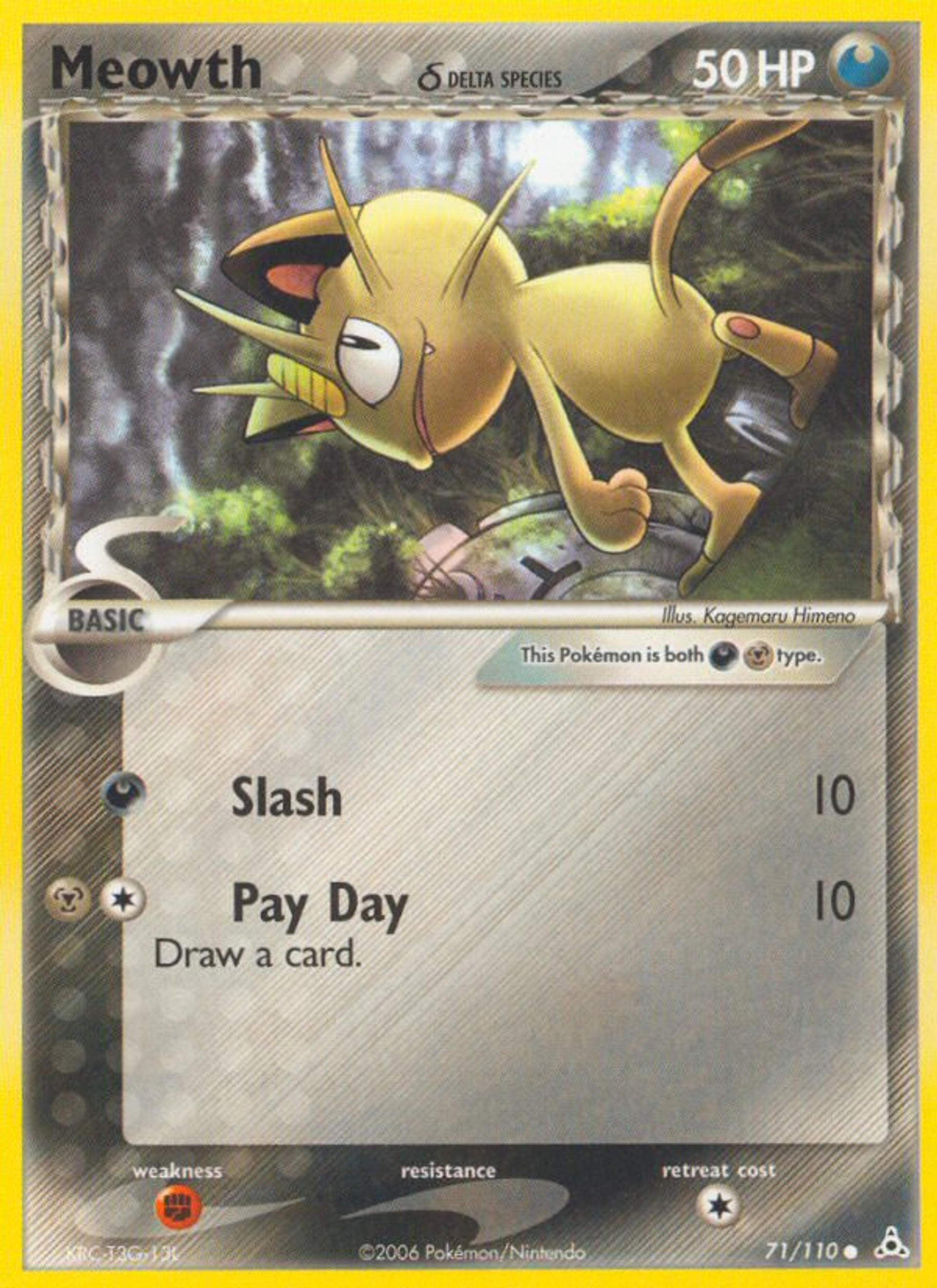 Meowth — Holon Phantoms — Pokemon
