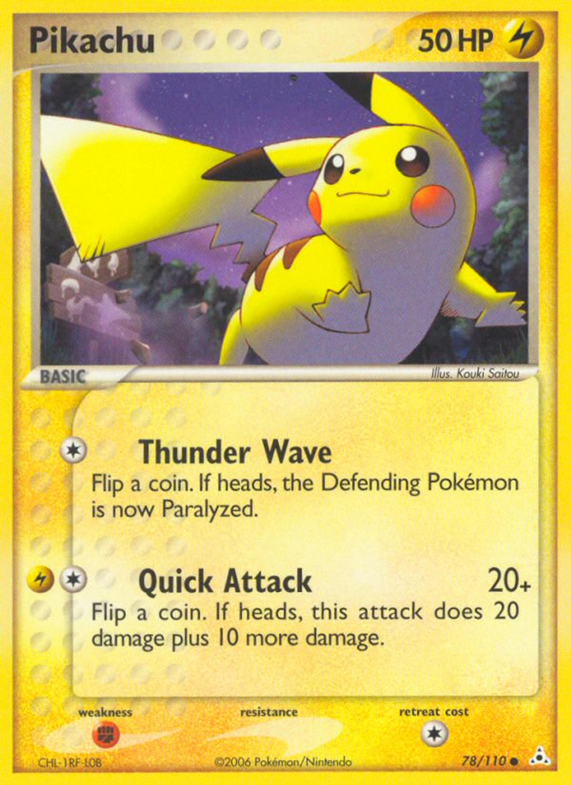 Pikachu — Holon Phantoms — Pokemon