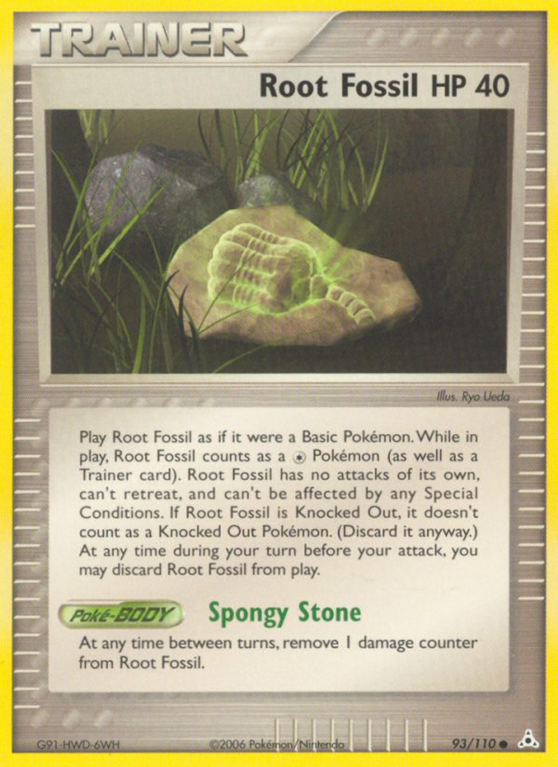 Root Fossil — Holon Phantoms — Pokemon