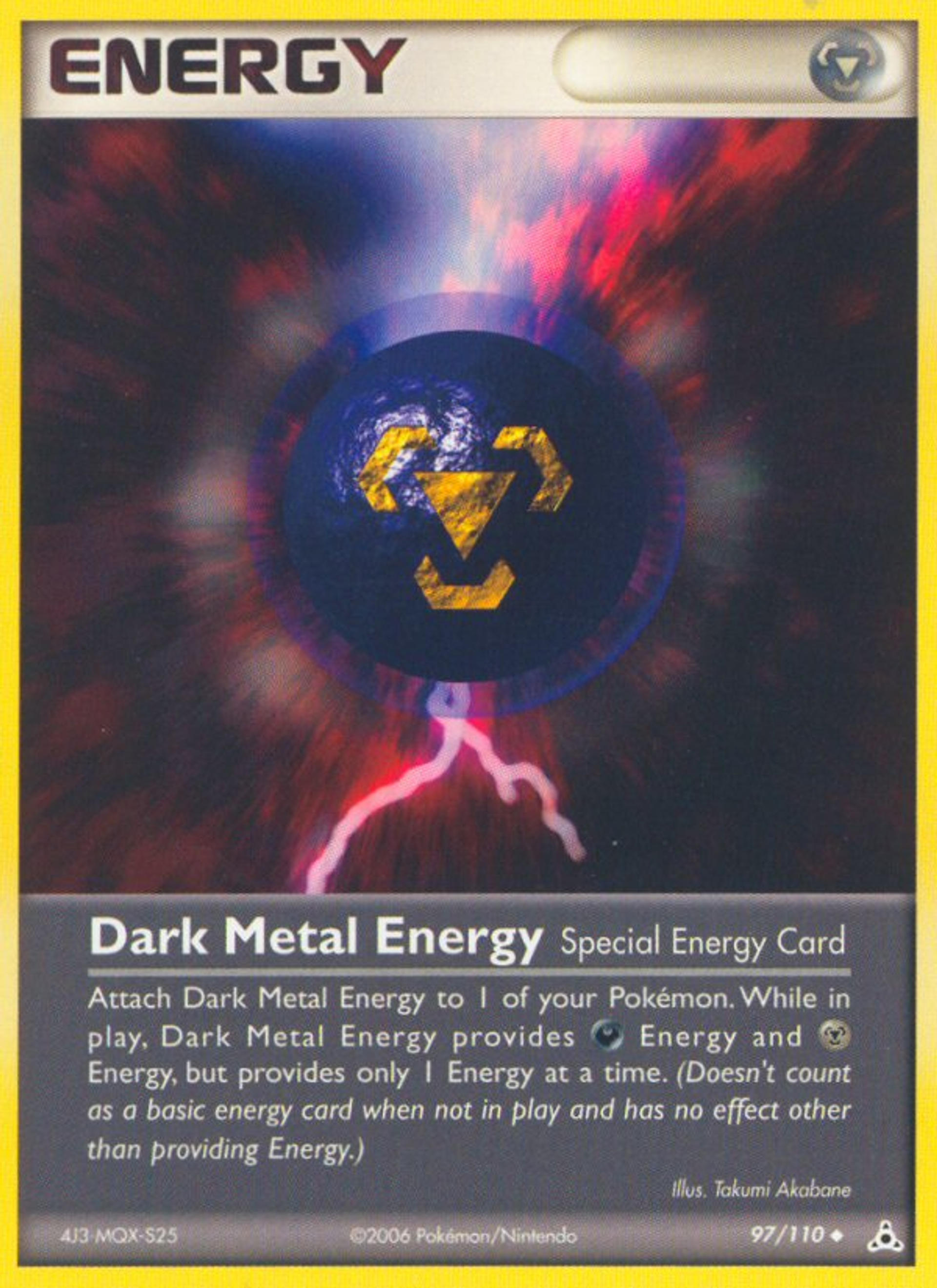 Dark Metal Energy — Holon Phantoms — Pokemon