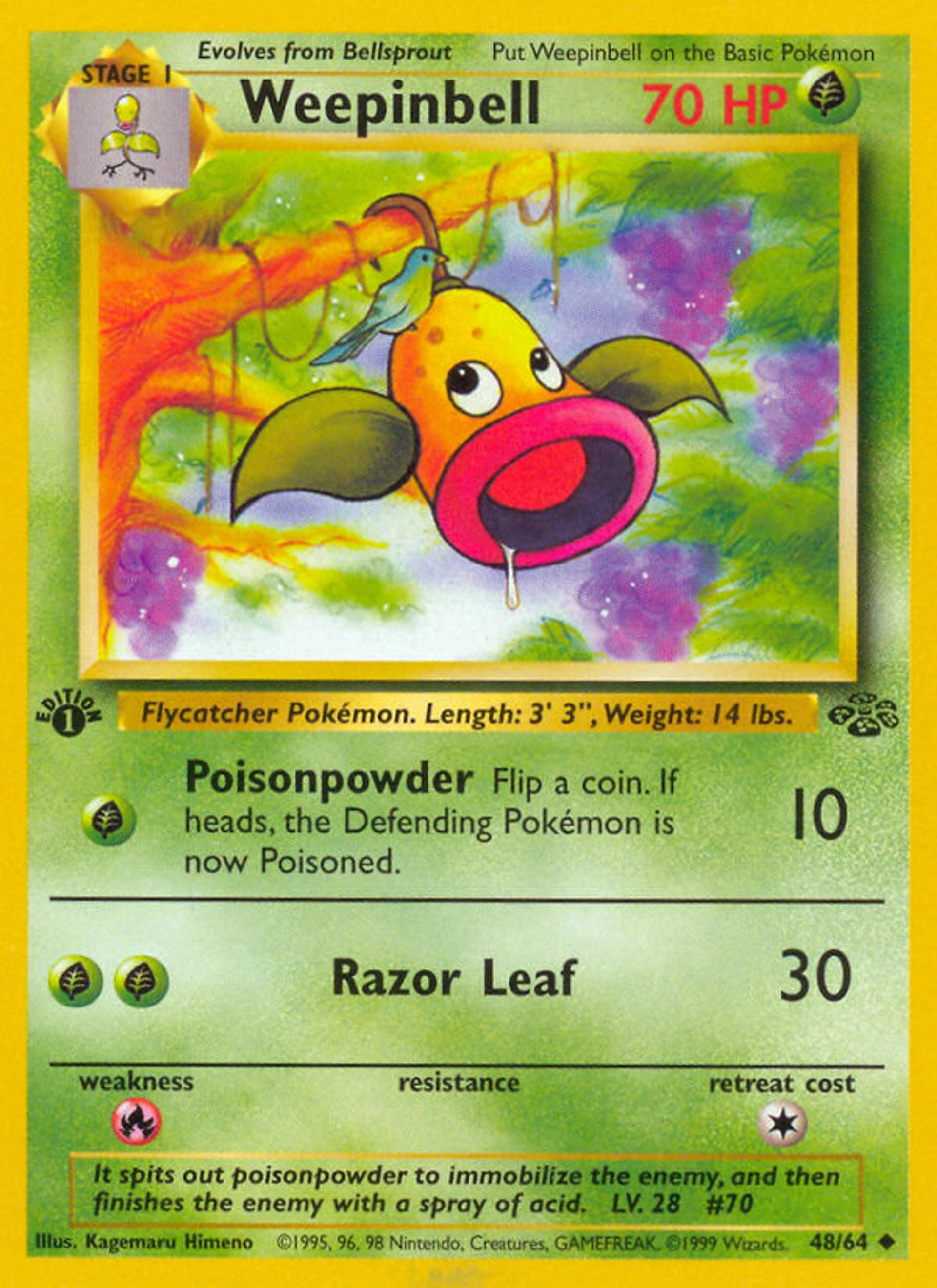 Weepinbell — Jungle — Pokémon