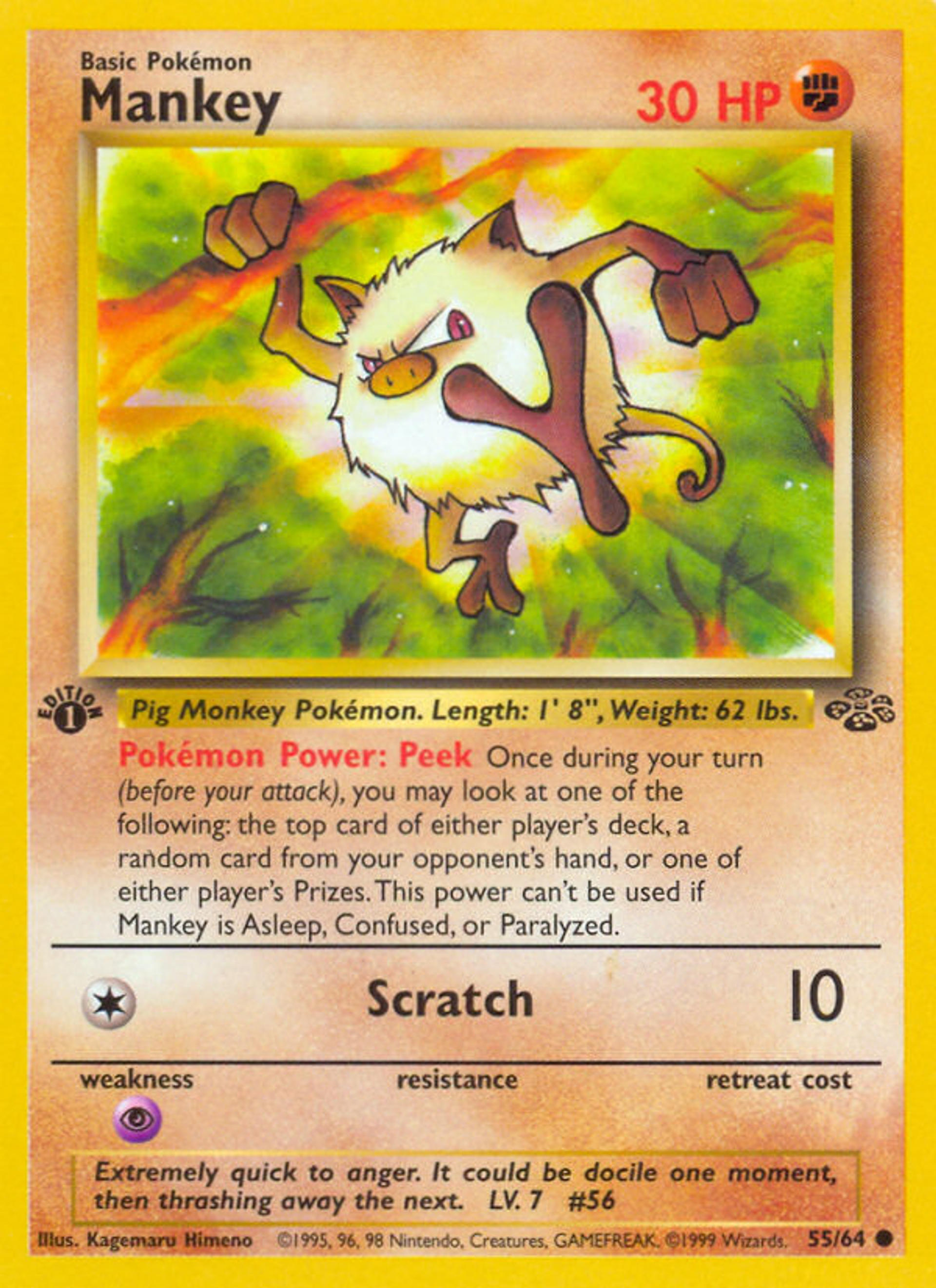 Mankey — Jungle — Pokémon