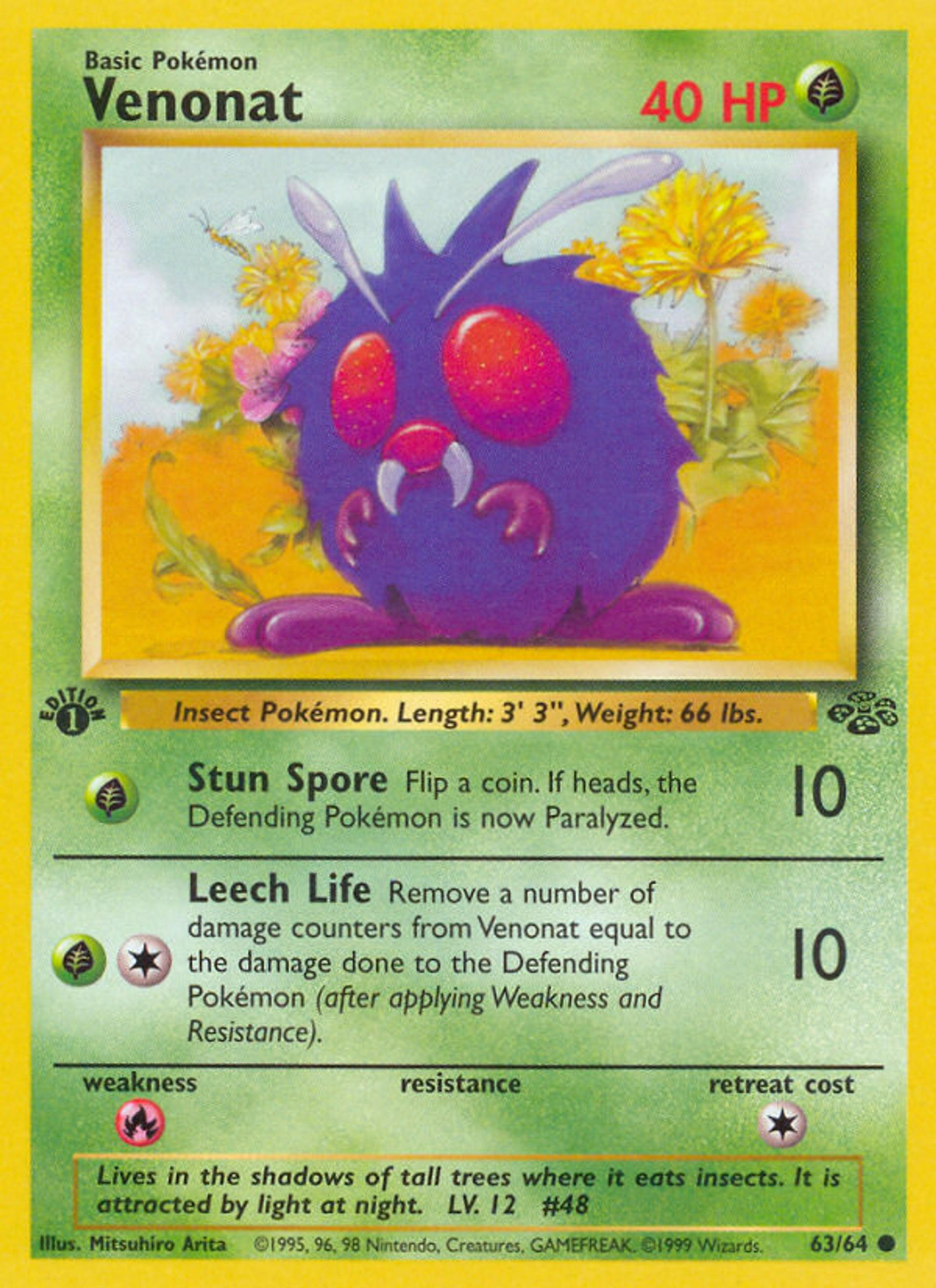 Venonat — Jungle — Pokémon