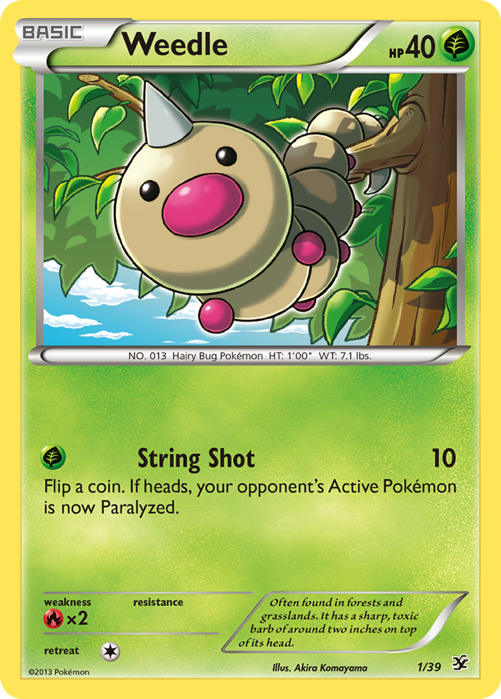 Weedle — Kalos Starter Set — Pokémon