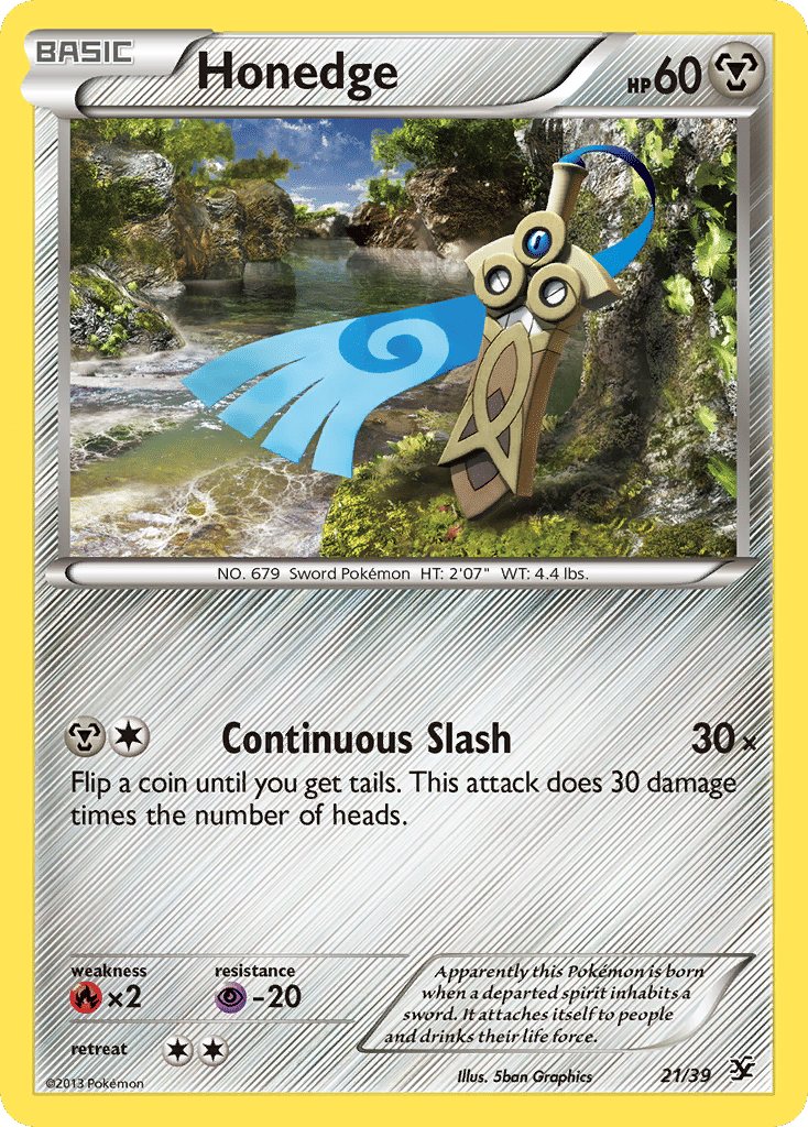Honedge — Kalos Starter Set — Pokemon