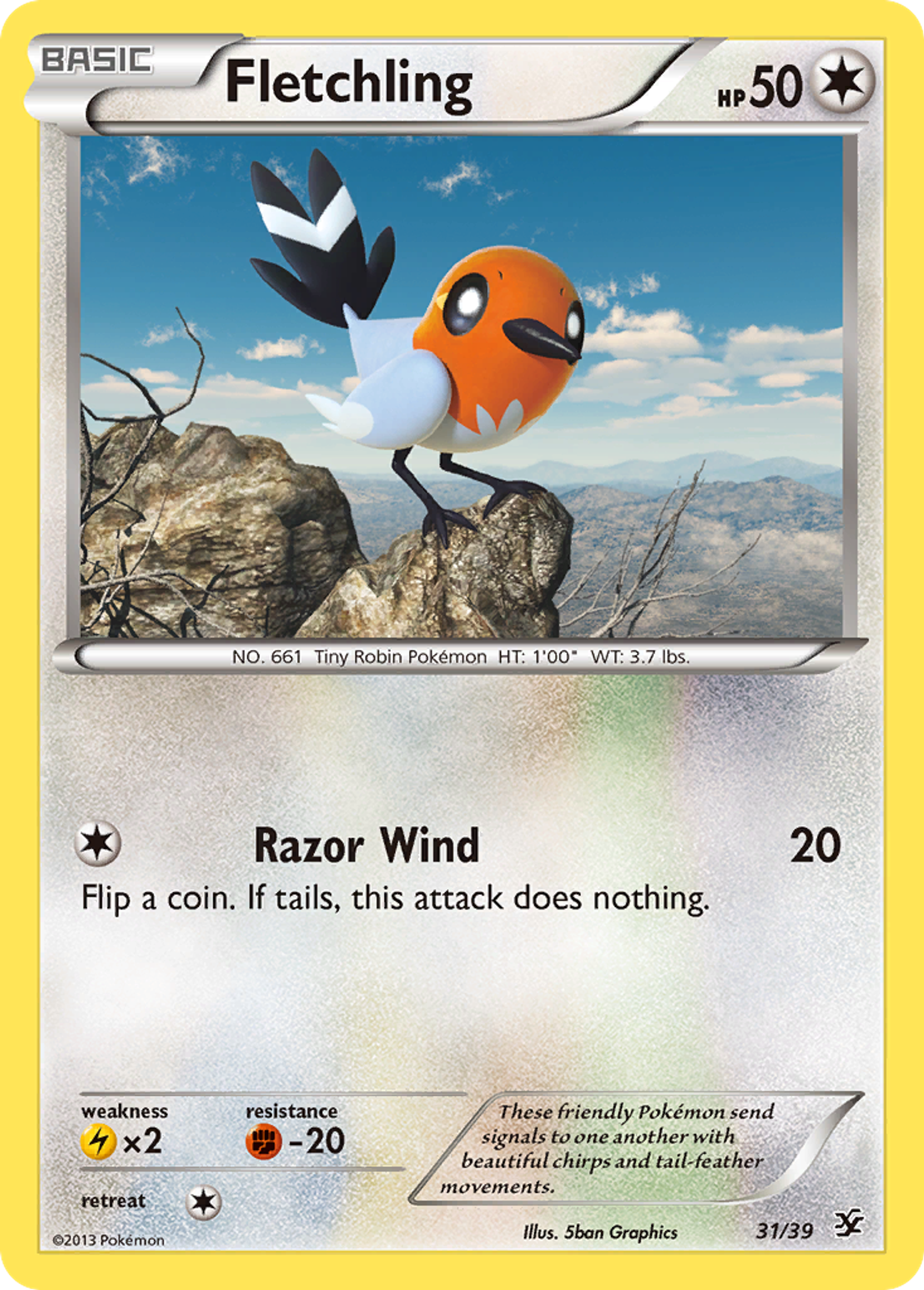 Fletchling — Kalos Starter Set — Pokémon