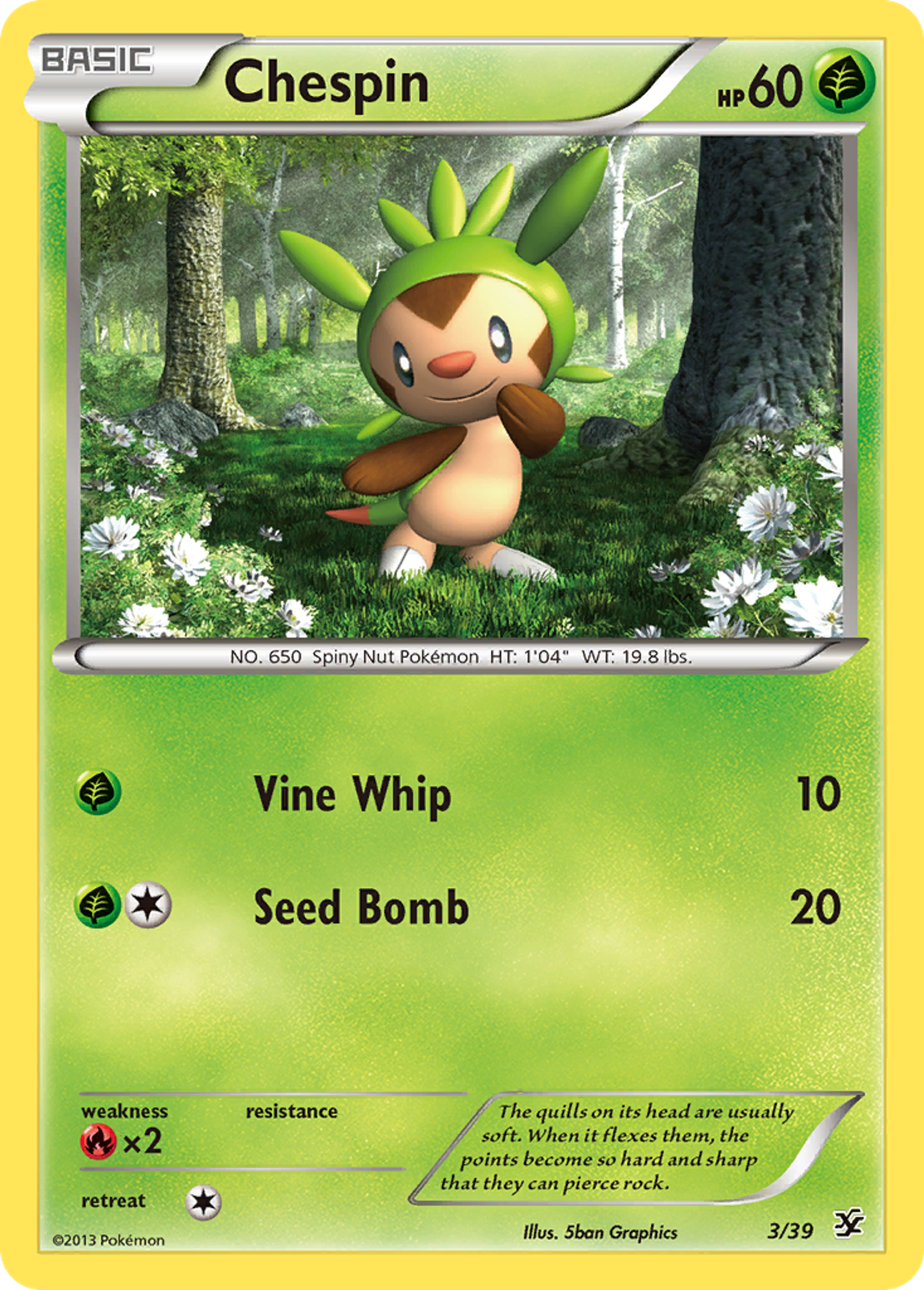 Chespin — Kalos Starter Set — Pokémon