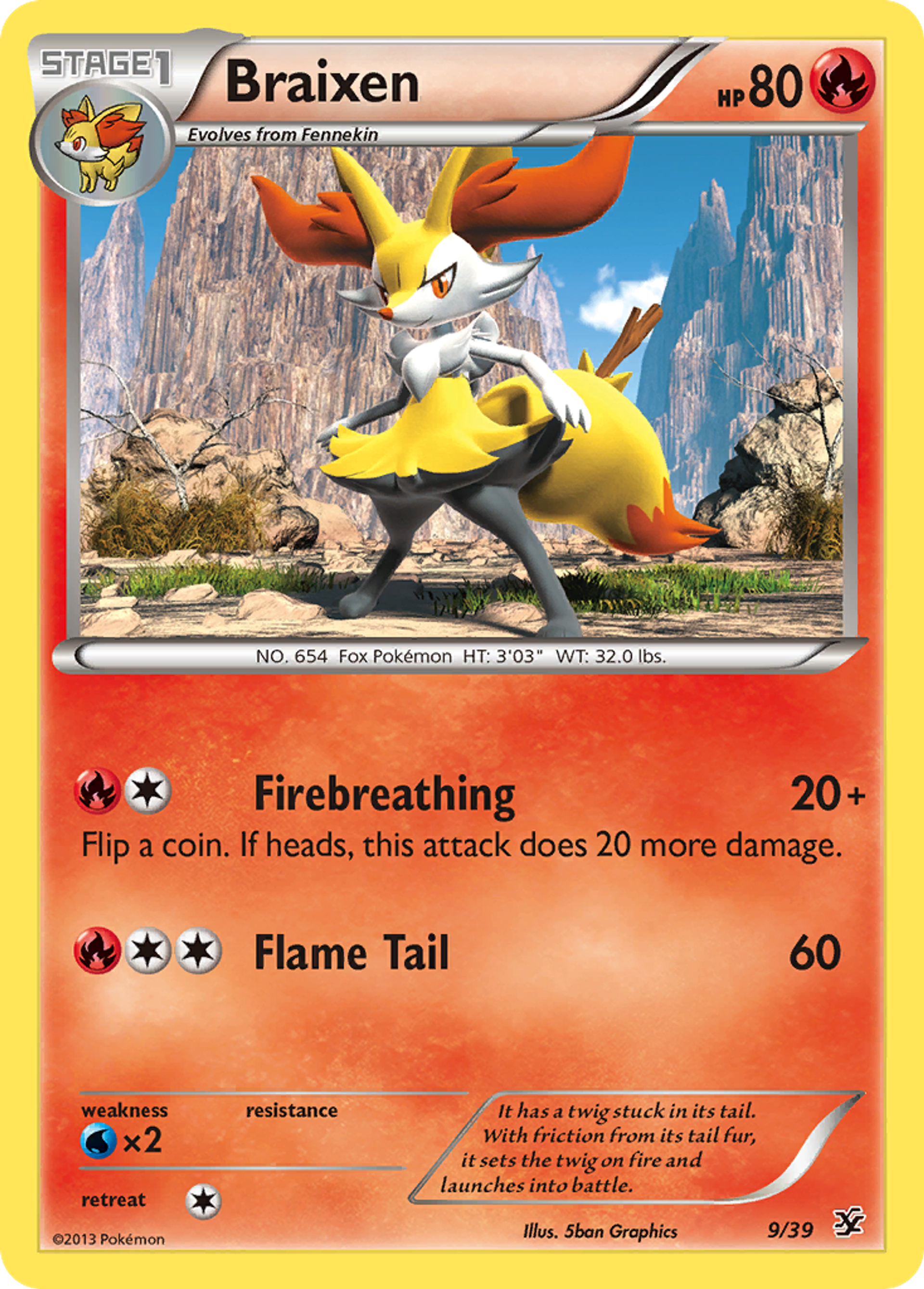 Braixen — Kalos Starter Set — Pokémon