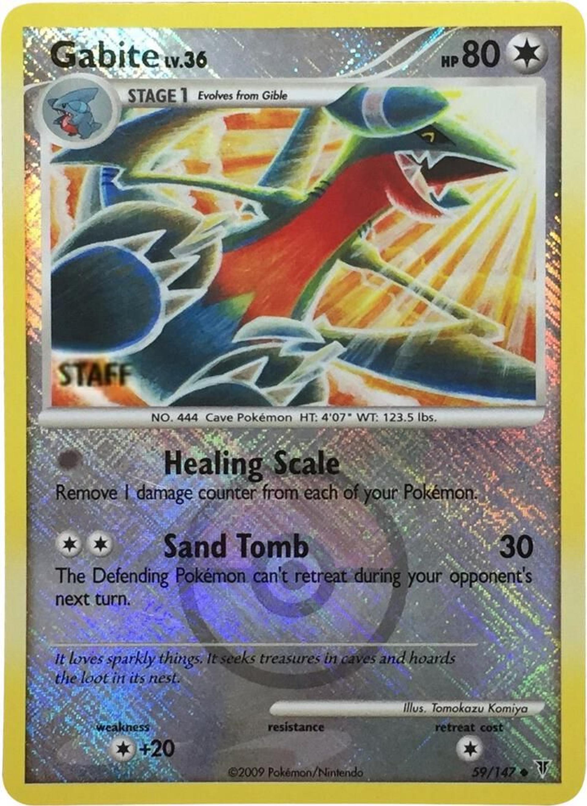 Gabite — League & Championship Cards — Pokemon