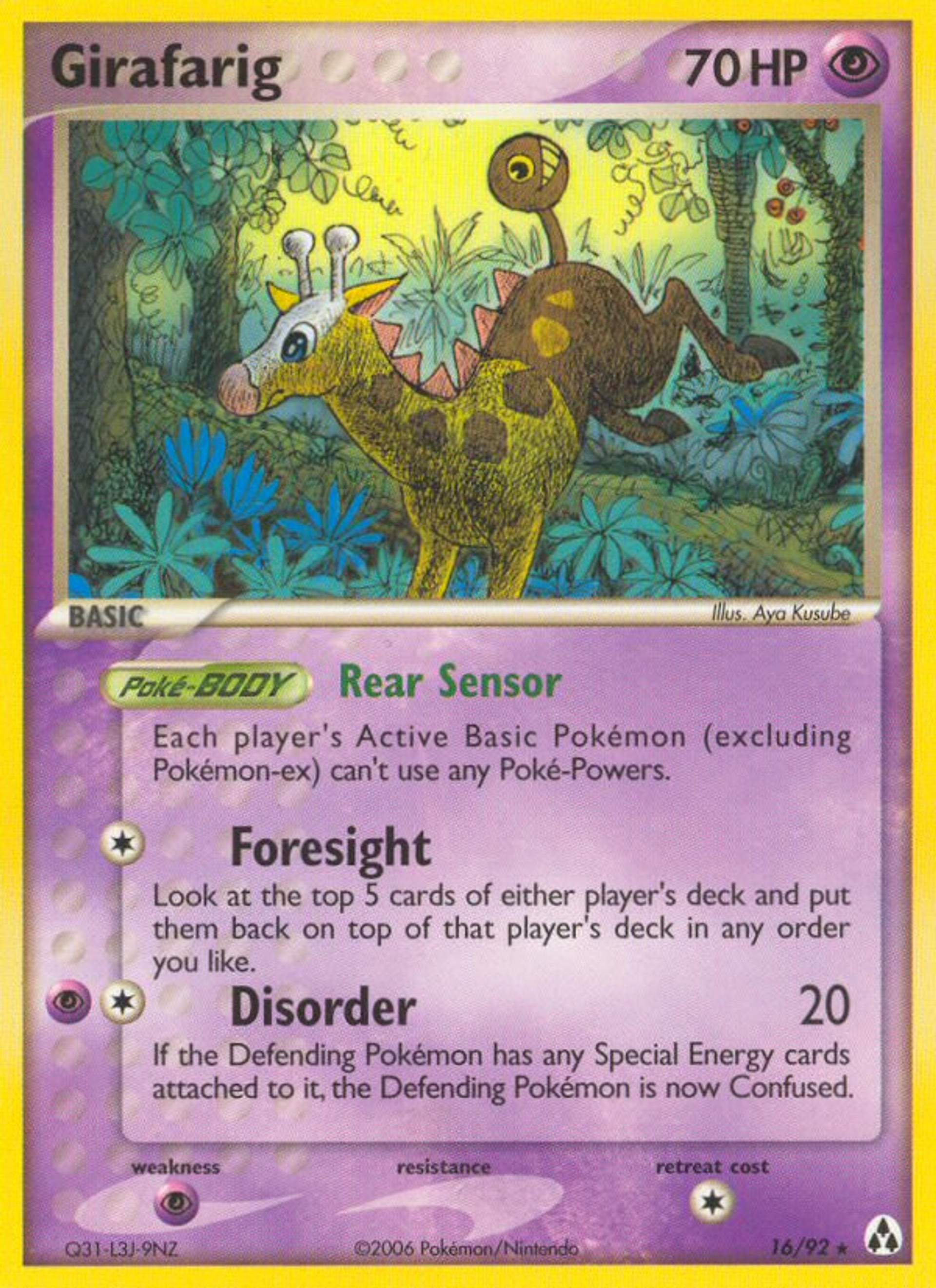 Girafarig — Legend Maker — Pokemon
