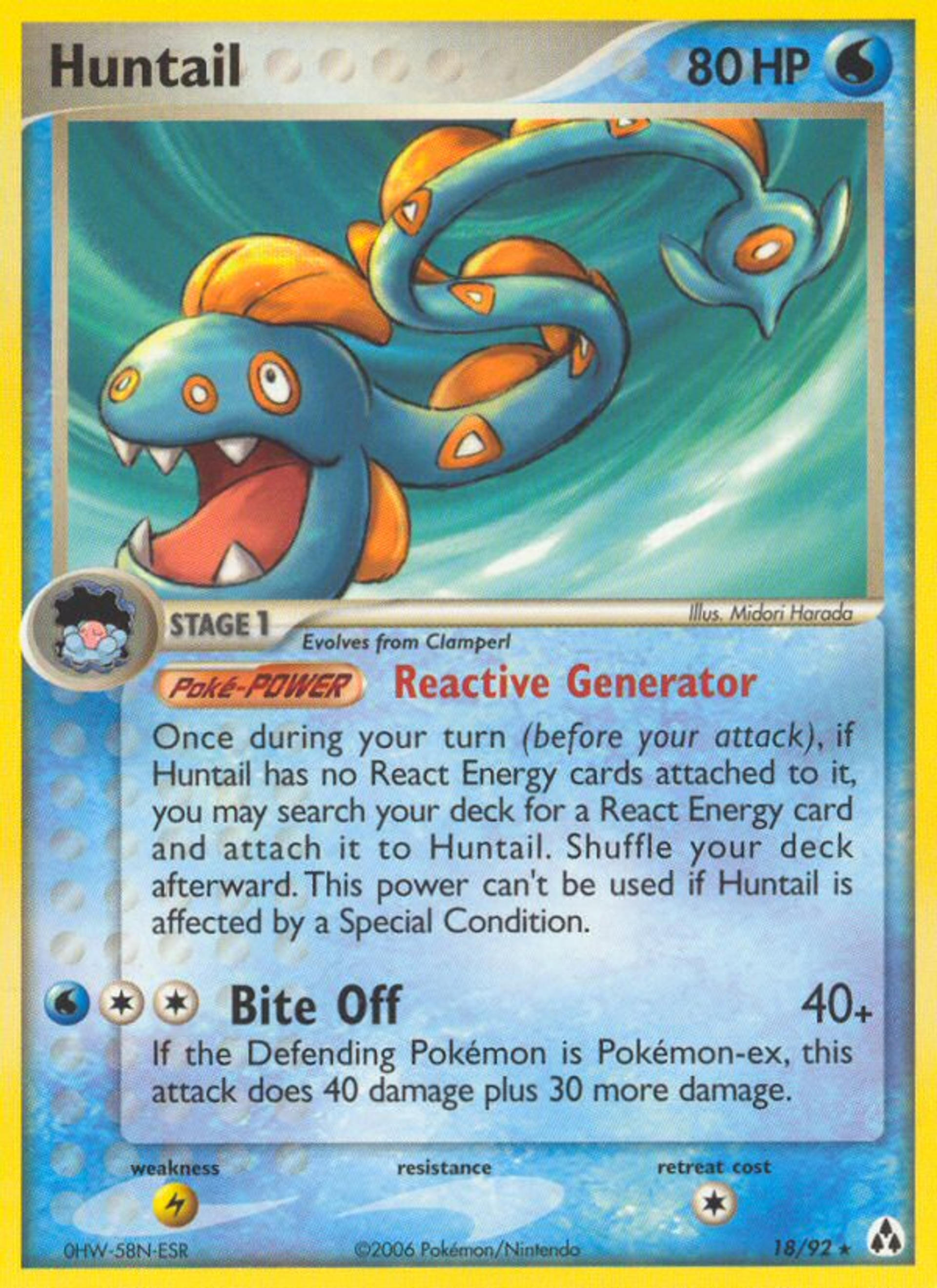 Huntail — Legend Maker — Pokemon