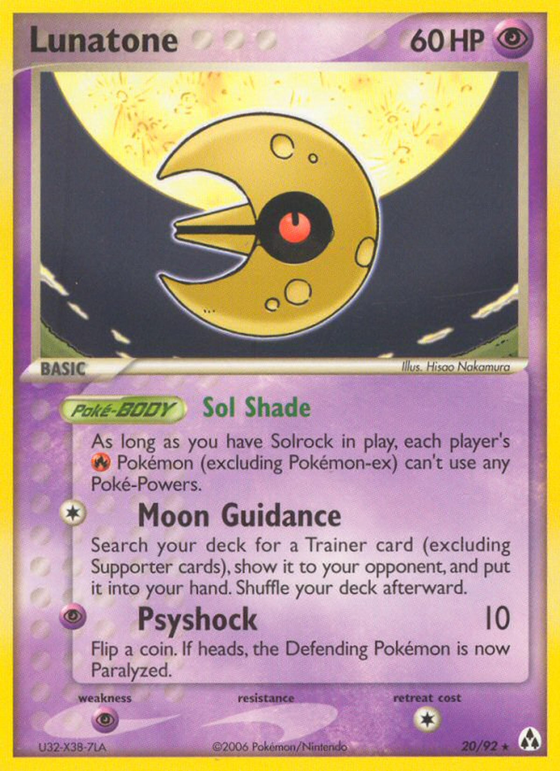 Lunatone — Legend Maker — Pokemon