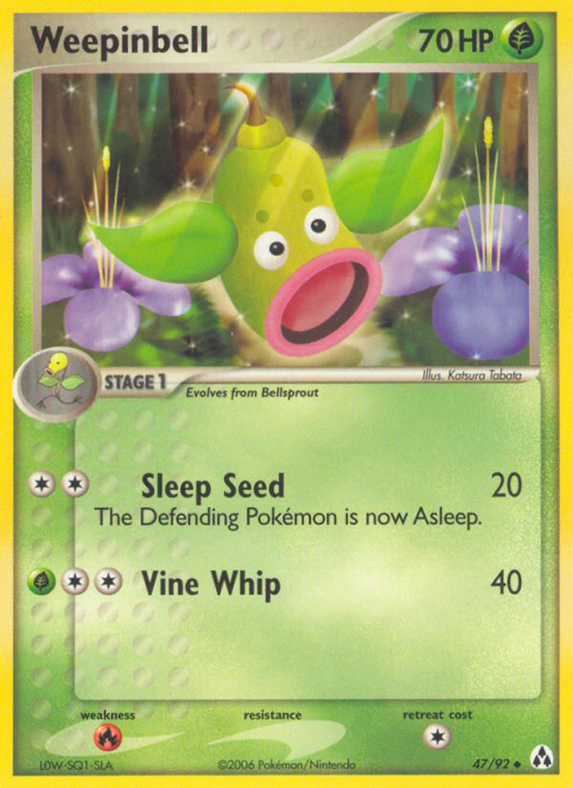 Weepinbell — Legend Maker — Pokemon